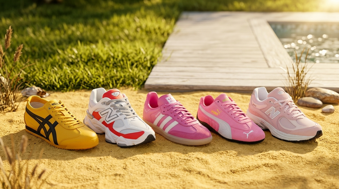 The Best Pop-of-Color Sneakers to Wake Up Simple Summer Outfits