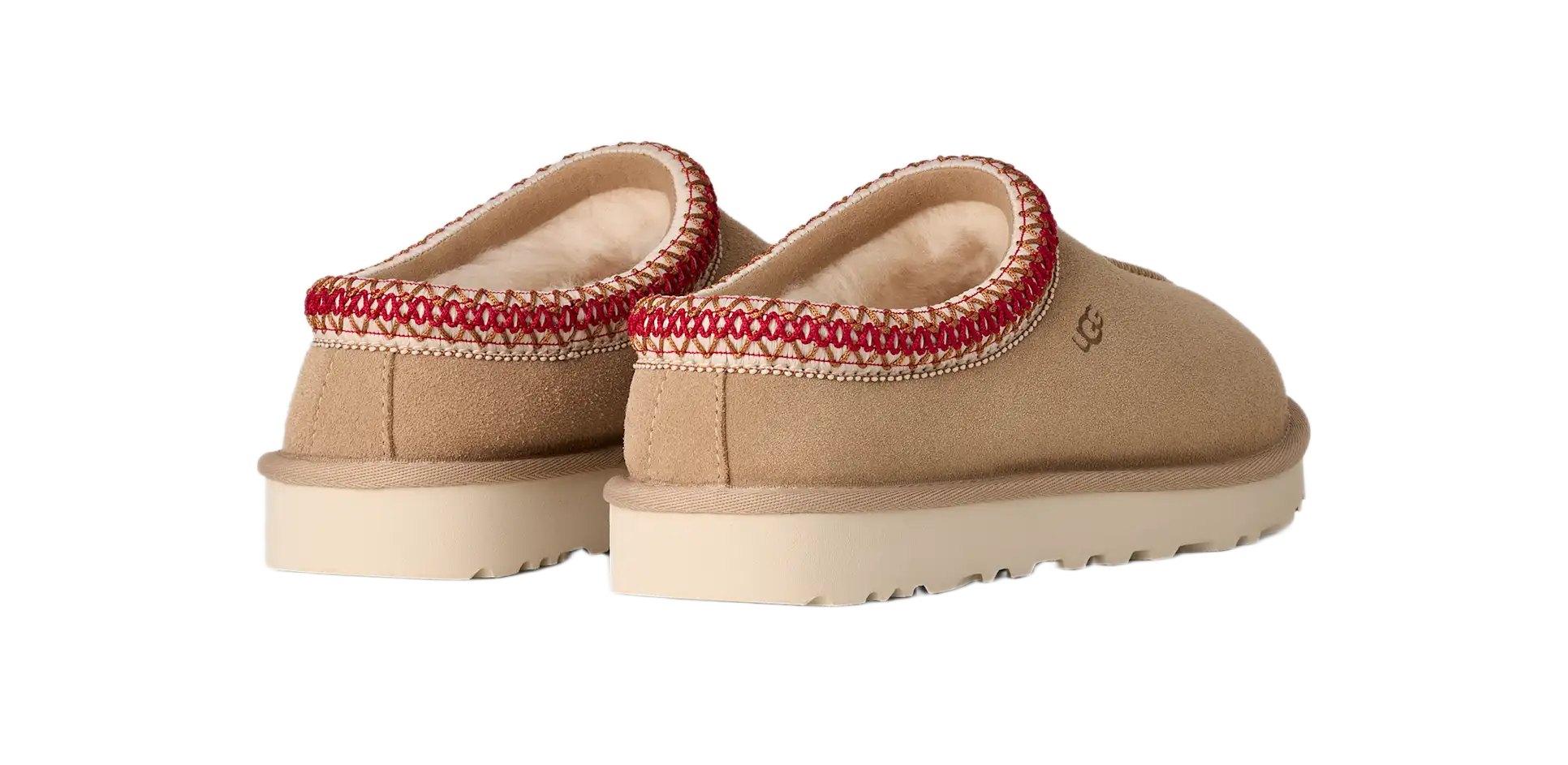 UGG Wmns Tasman 2 Slipper 'Sand Dark Cherry'