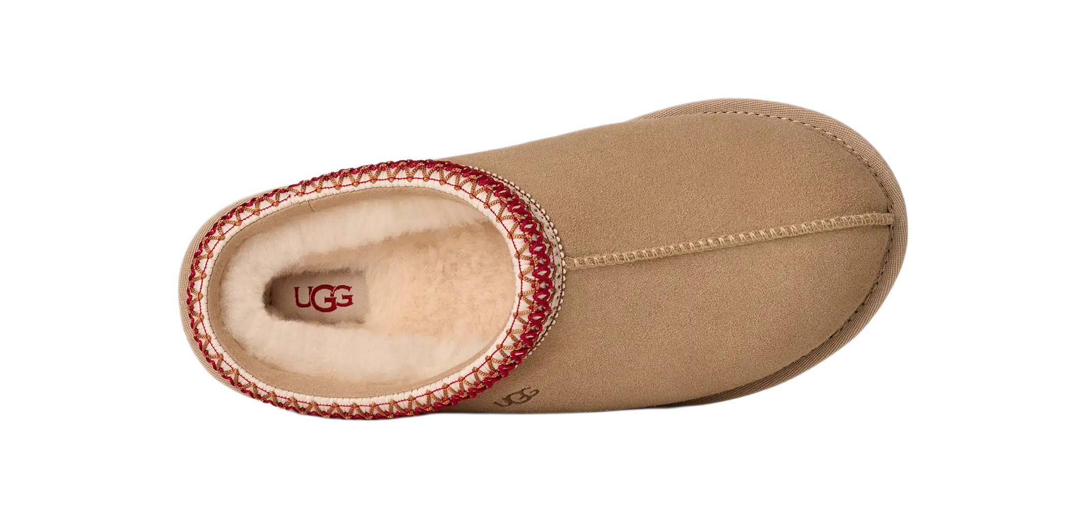 UGG Wmns Tasman 2 Slipper 'Sand Dark Cherry'