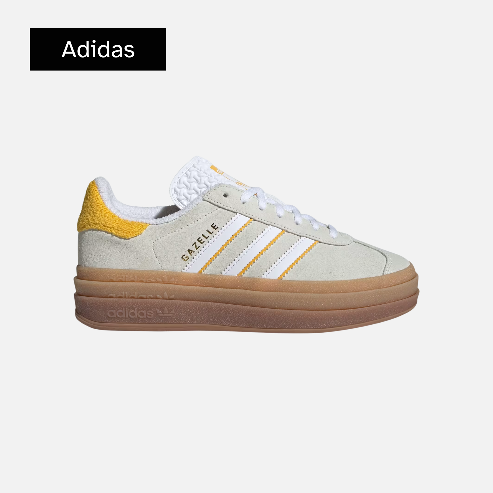 adidas Wmns Gazelle Bold 'Ivory Bold Gold'