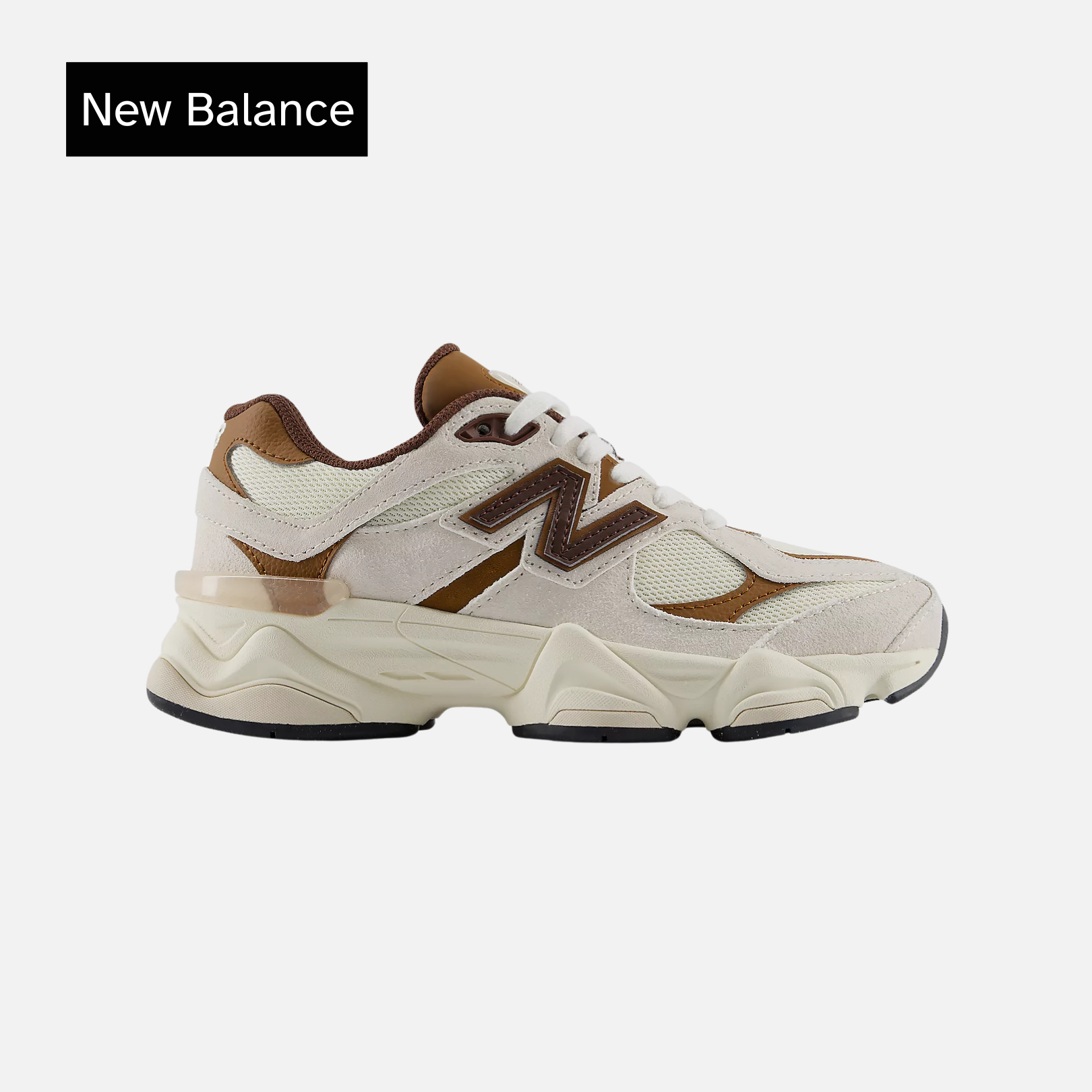 New Balance 9060 Lace Big Kid 'Breakfast Tea'