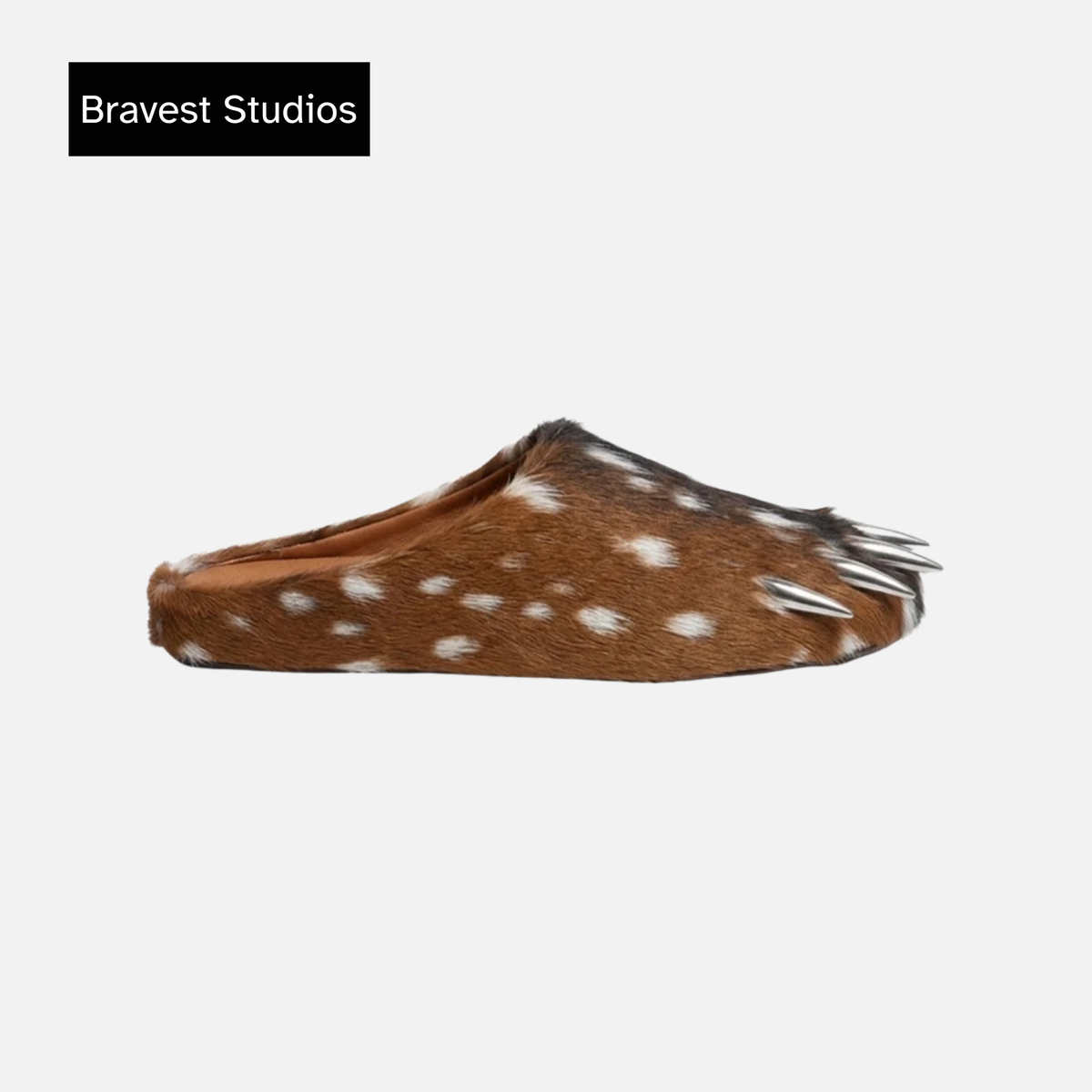 Bravest Studios Fawn Claw Mule Brown White