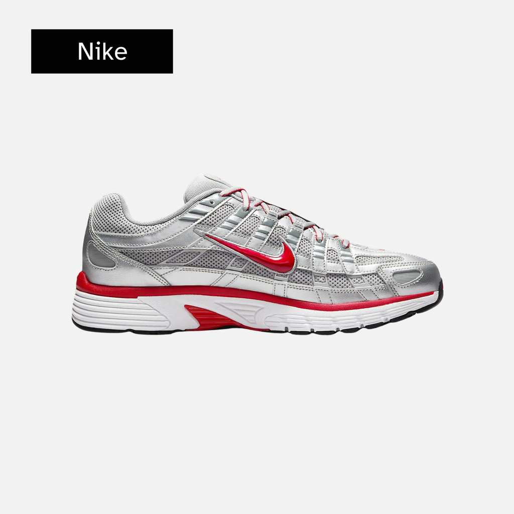 Nike P-6000 'Metallic Silver Gym Red'