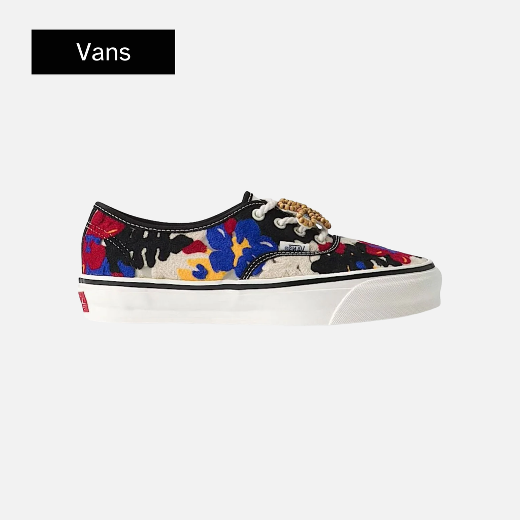 Vans Premium Authentic Needlework 'White Red Blue'