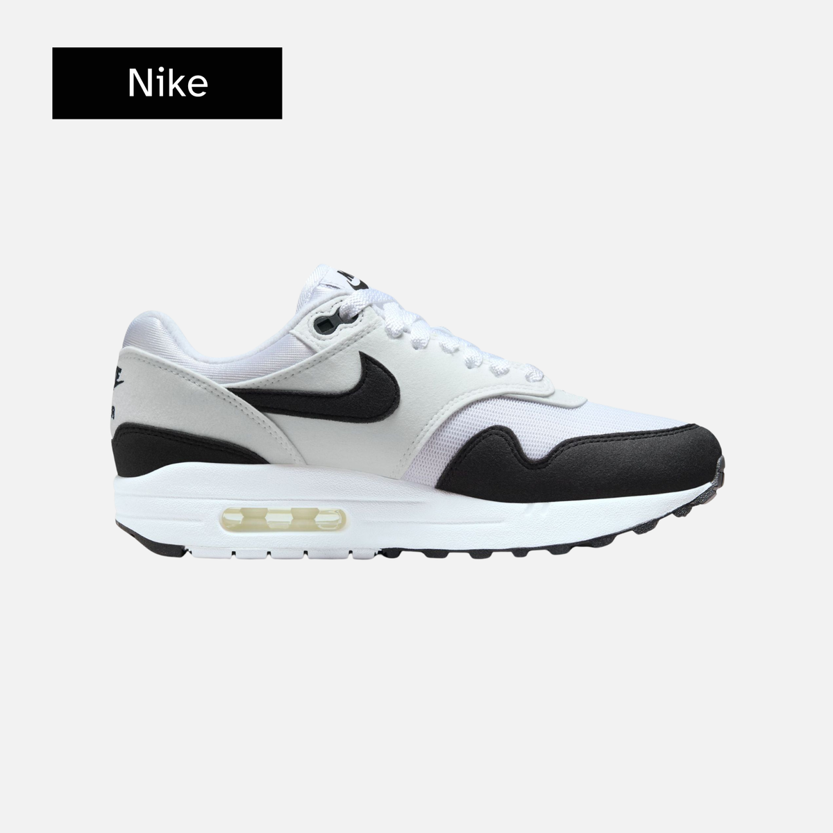 Nike Wmns Air Max 1 'White Black'