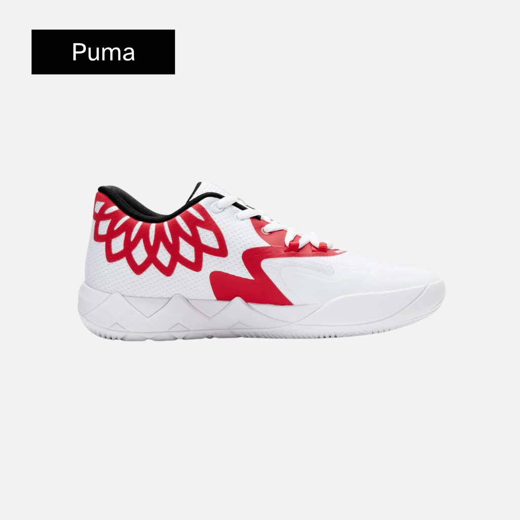 Puma MB.01 Lo 'Team Colors - White High Risk Red'