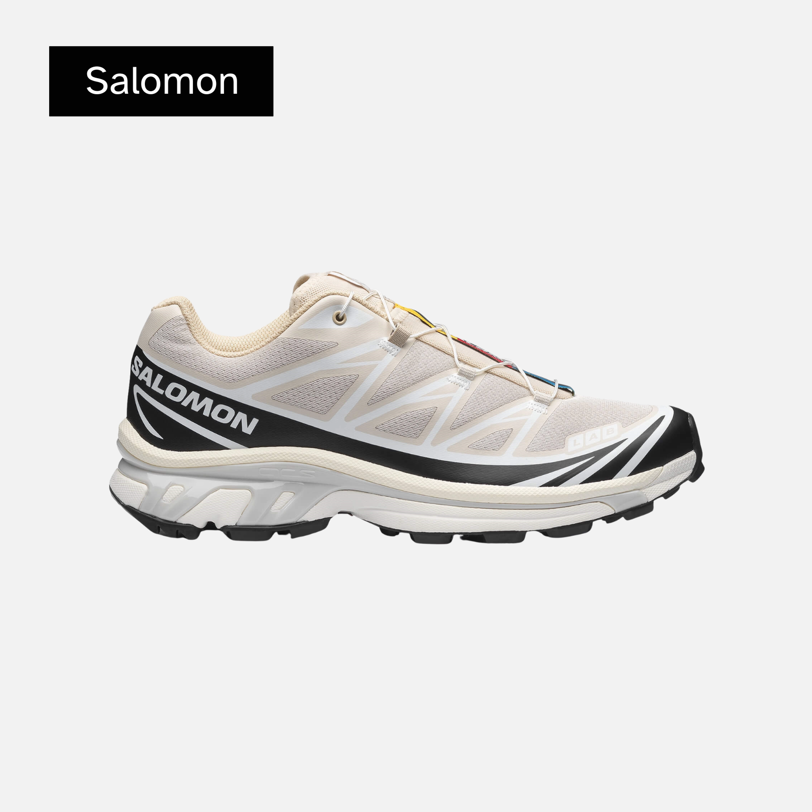 Salomon XT-6 'Rainy Day Black White'