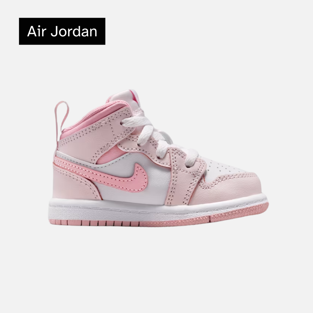 Air Jordan 1 Mid TD 'Pearl Pink White'