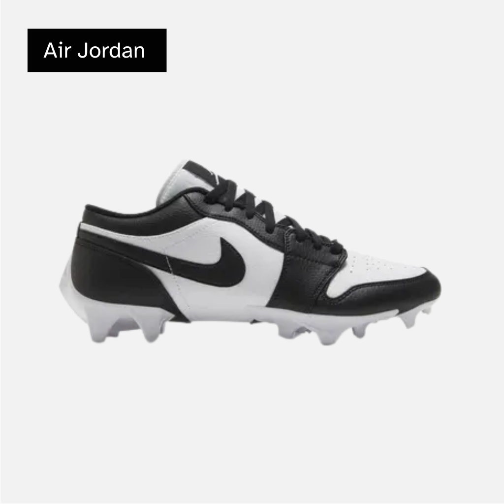Air Jordan 1 Low TD Cleat 'Black White' 2023