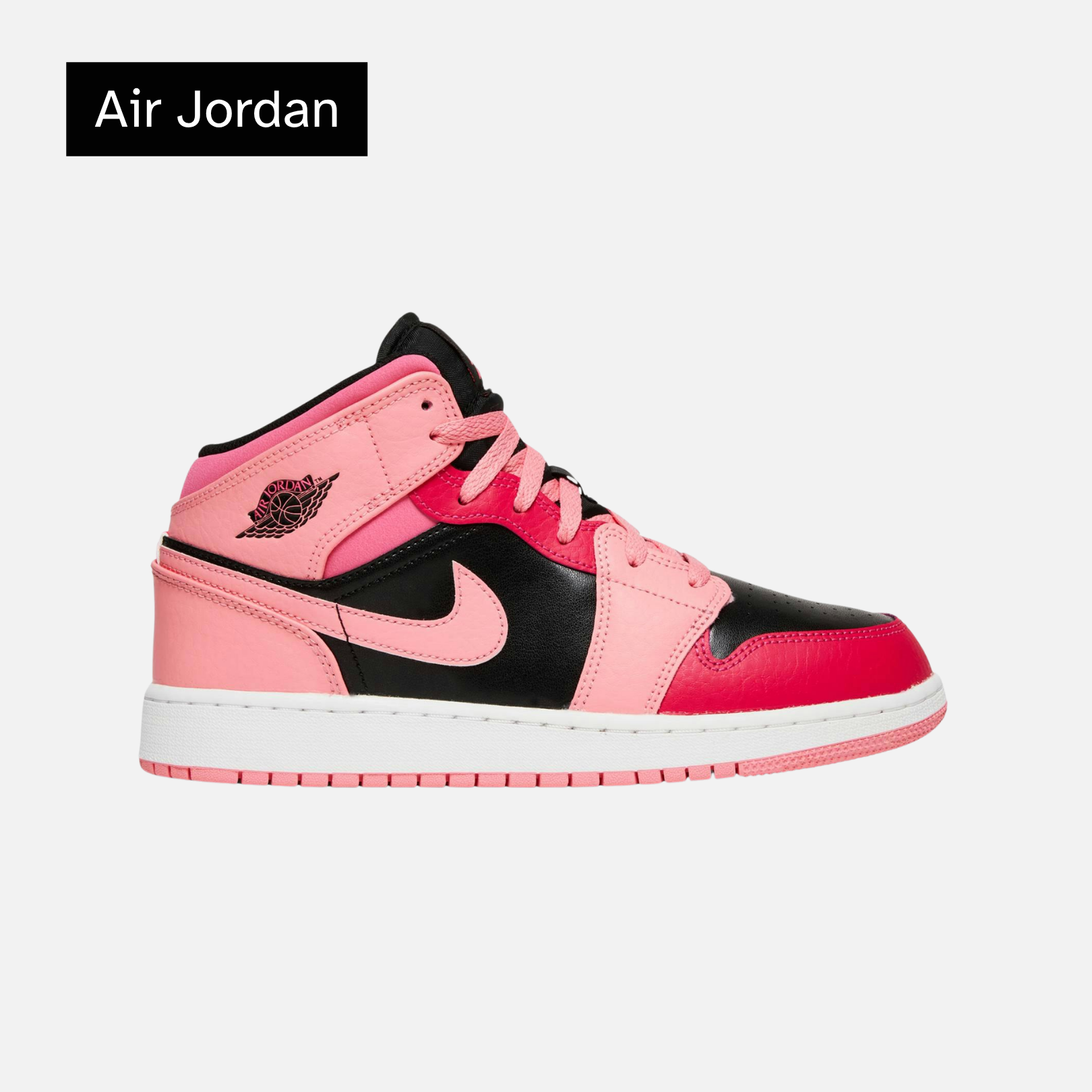 Air Jordan 1 Mid GS 'Coral Chalk'