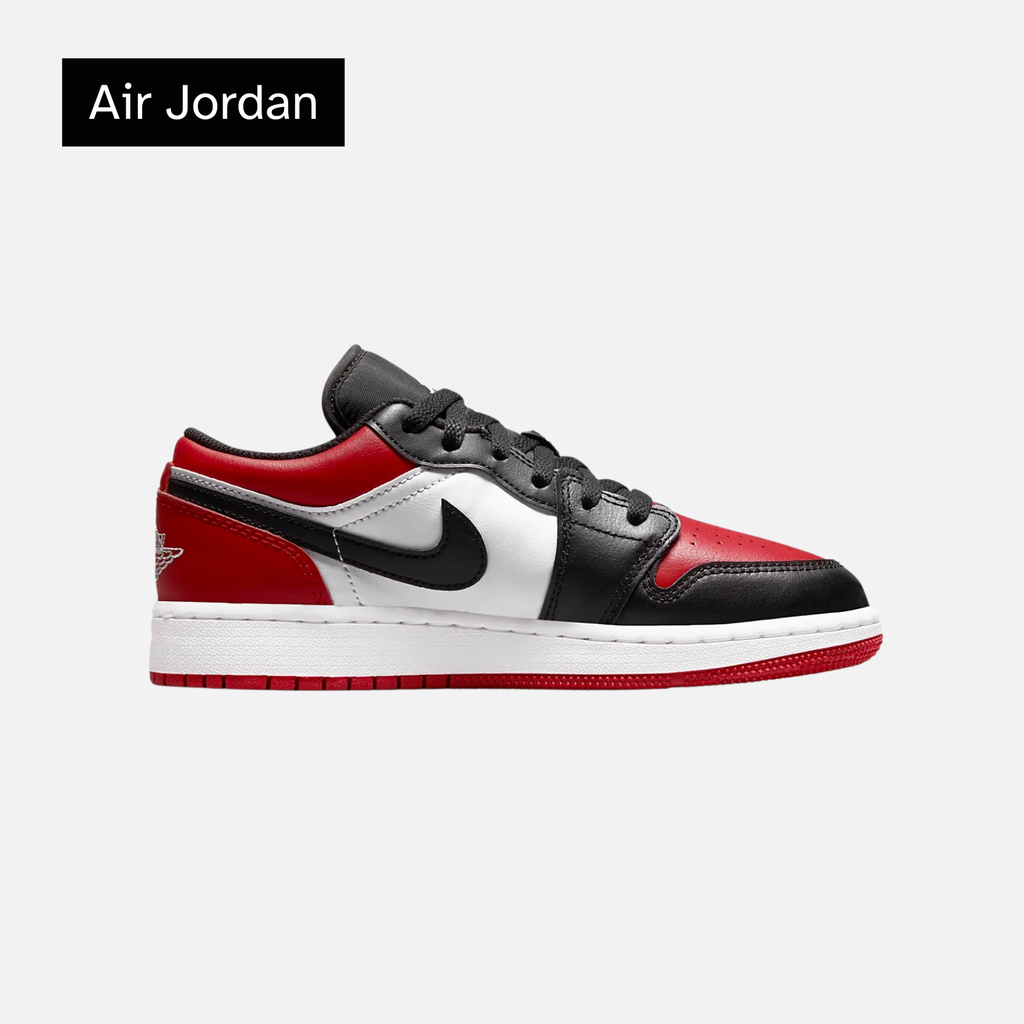 Air Jordan 1 Low GS 'Bred Toe'