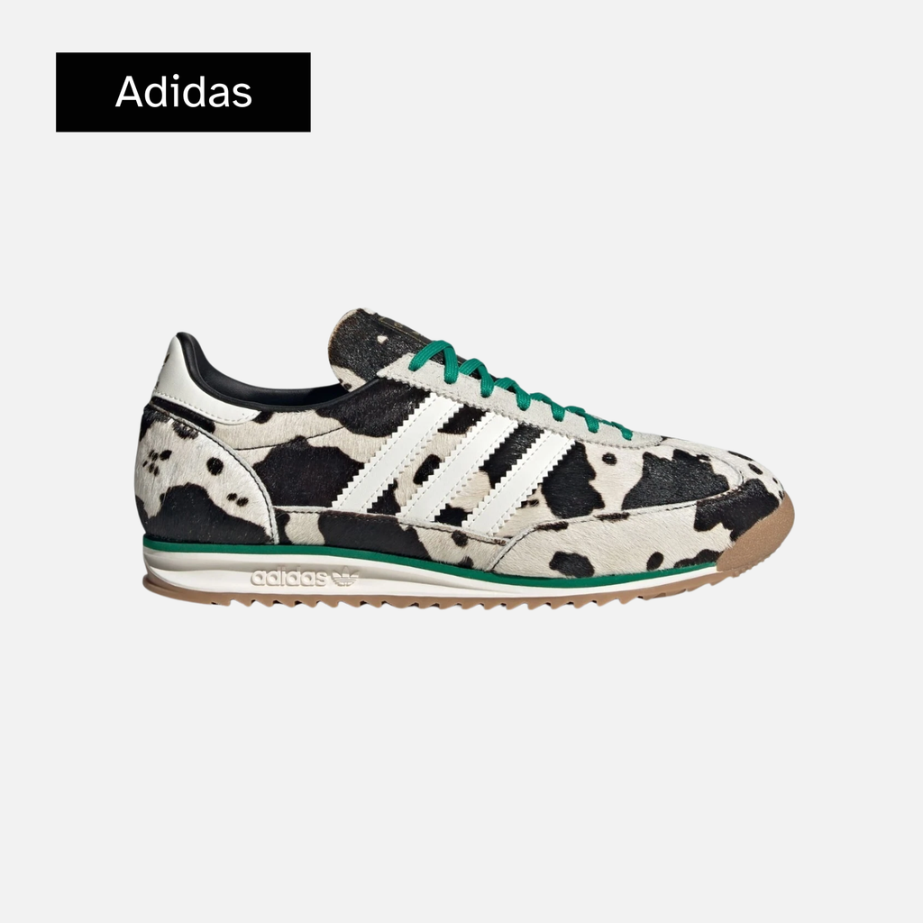adidas Wmns SL72 OG 'Cowprint - Core Black Court Green'
