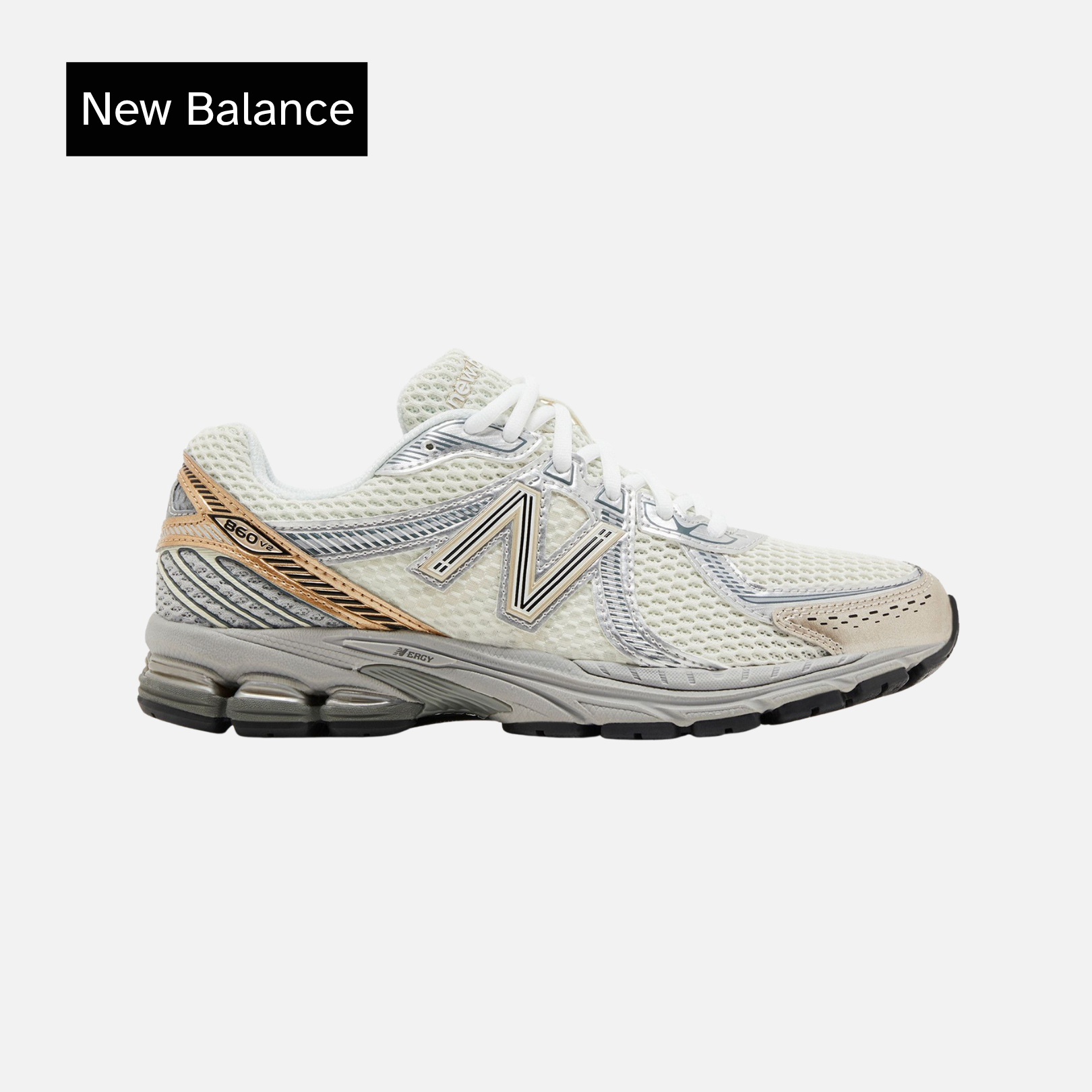 New Balance 860v2 'Sea Salt Gold Metallic'