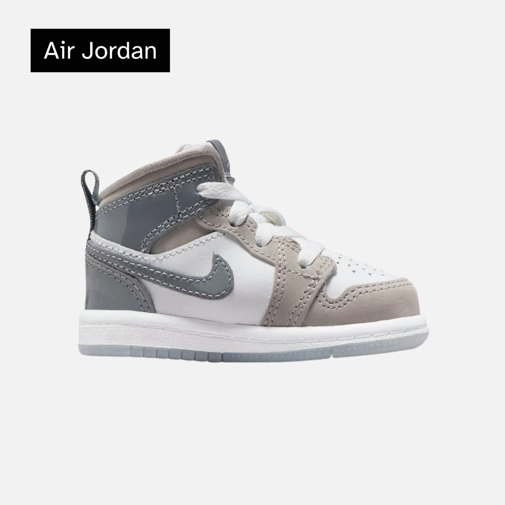 Air Jordan 1 Mid SE TD 'Patent Cool Grey'