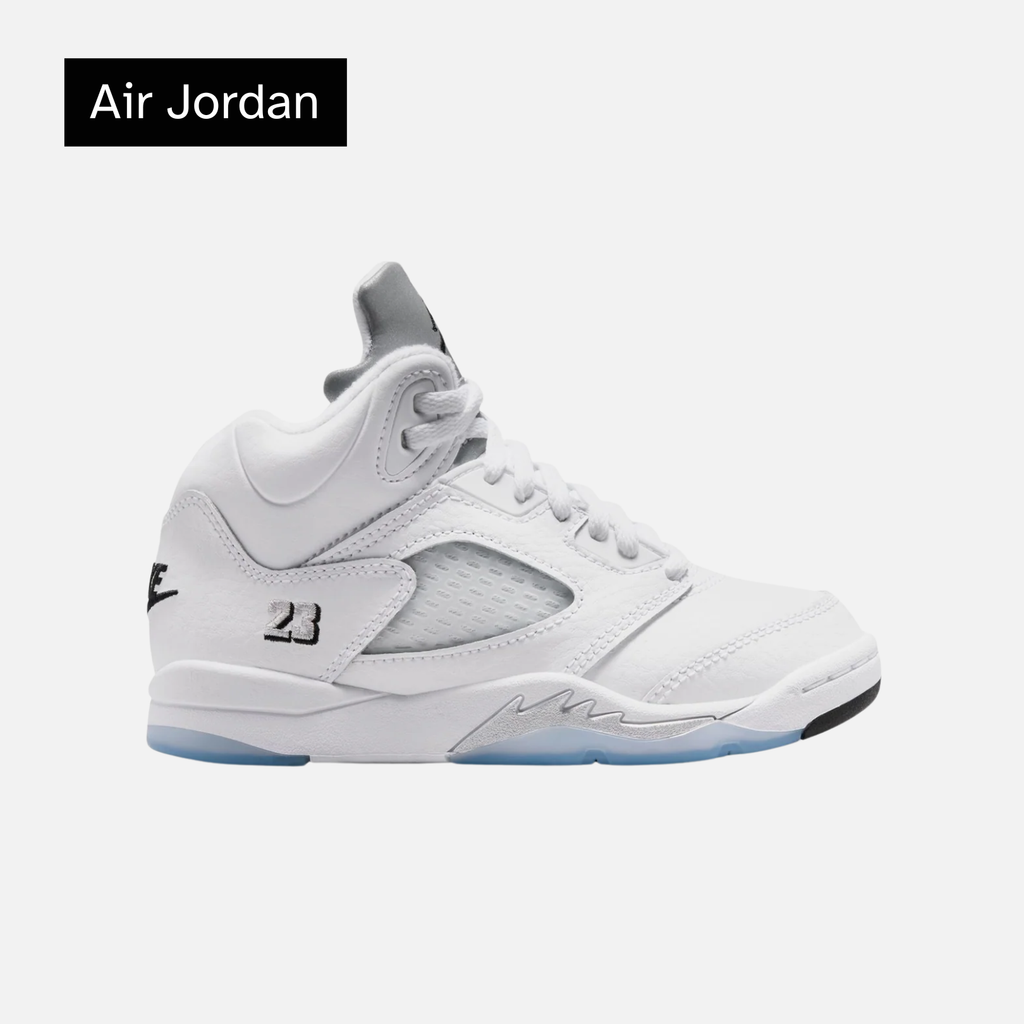 Air Jordan Jordan 5 Retro PS 'White Metallic Silver' 2026