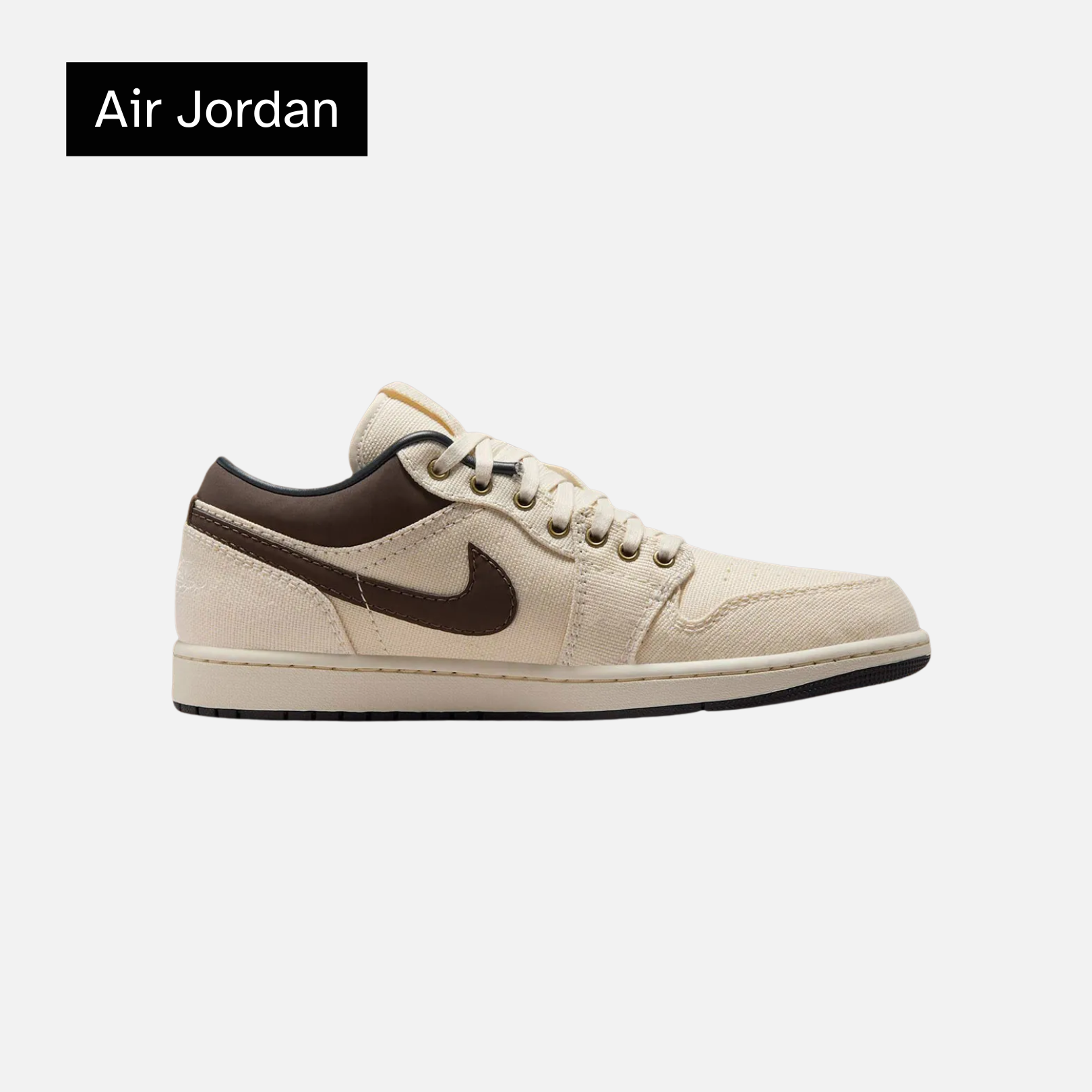 Air Jordan 1 Low Premium 'Ivory Baroque Brown'