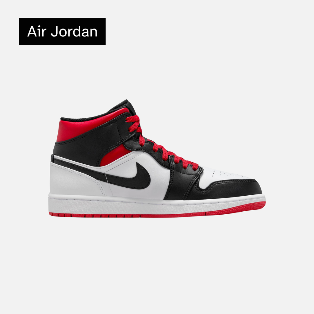 Air Jordan 1 Mid 'Gym Red Black Toe'