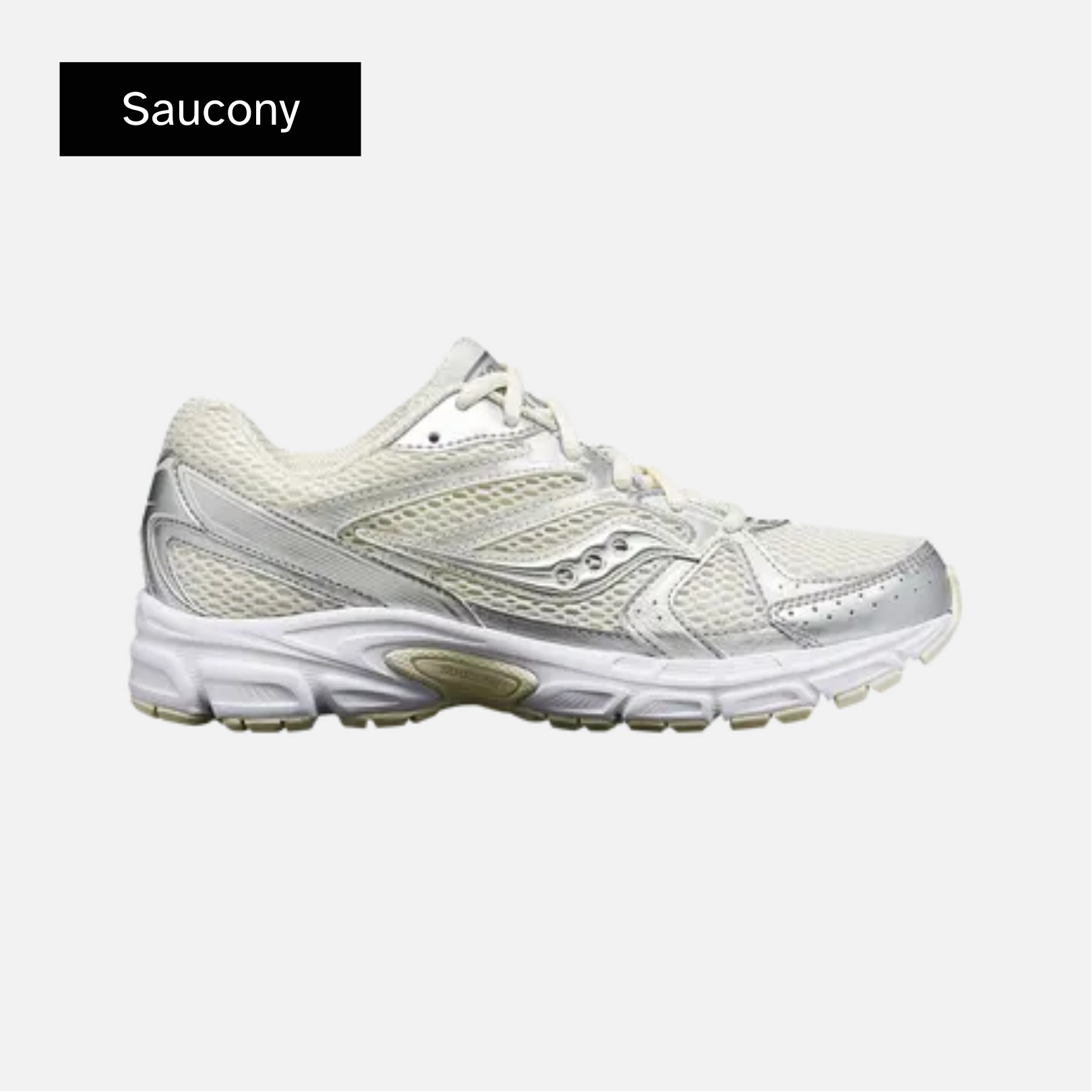 Saucony Wmns Grid Ride Millennium 'Cream Silver'