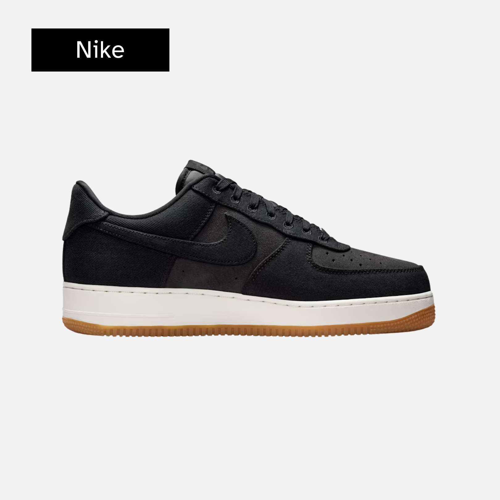 Nike Air Force 1 Low '07 LV8 'Black Canvas'