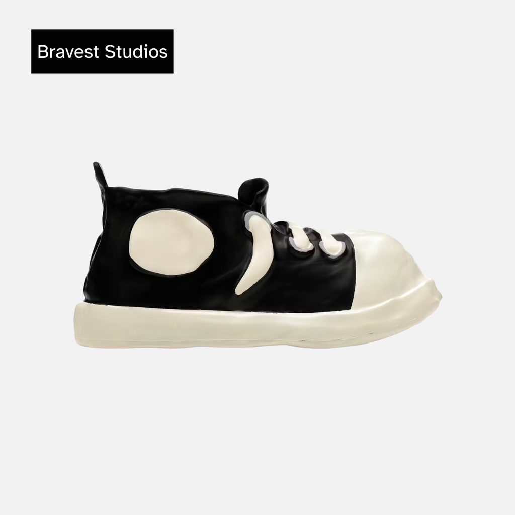 Bravest Studios Clay Shoe Black White