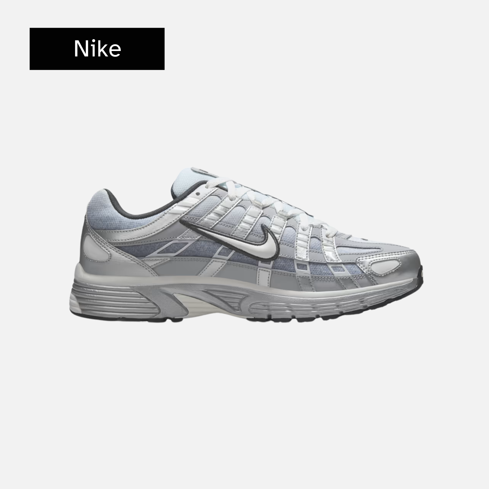 Nike P-6000 'Metallic Silver Wolf Grey'