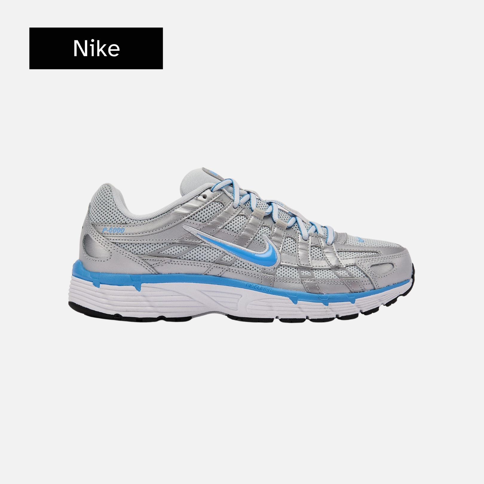 Nike P-6000 'Metallic Platinum University Blue'