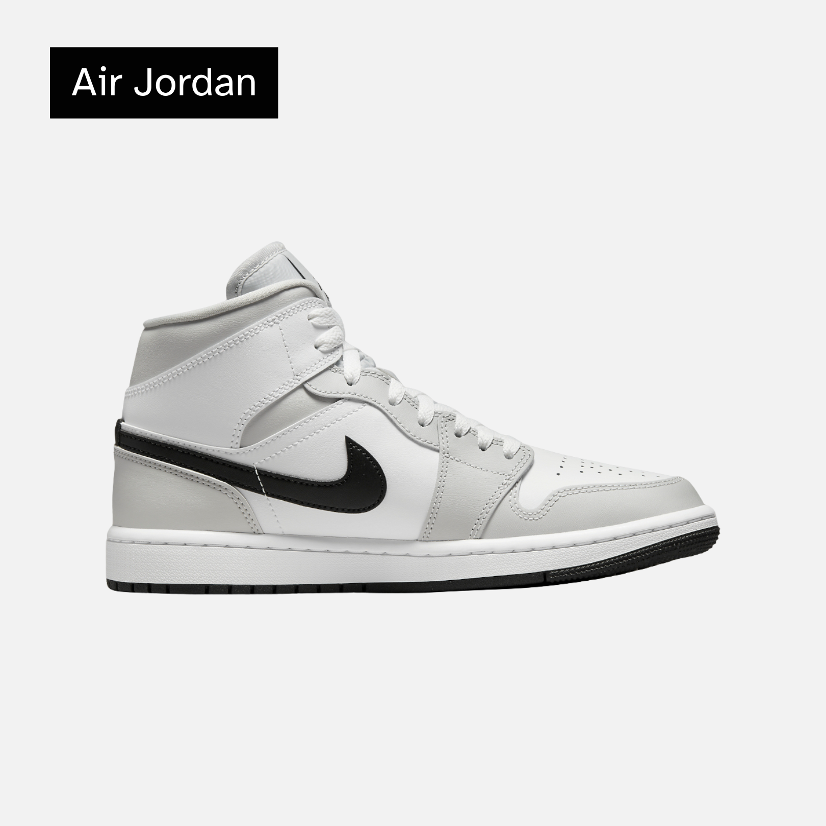 Wmns Air Jordan 1 Mid 'Grey Fog'