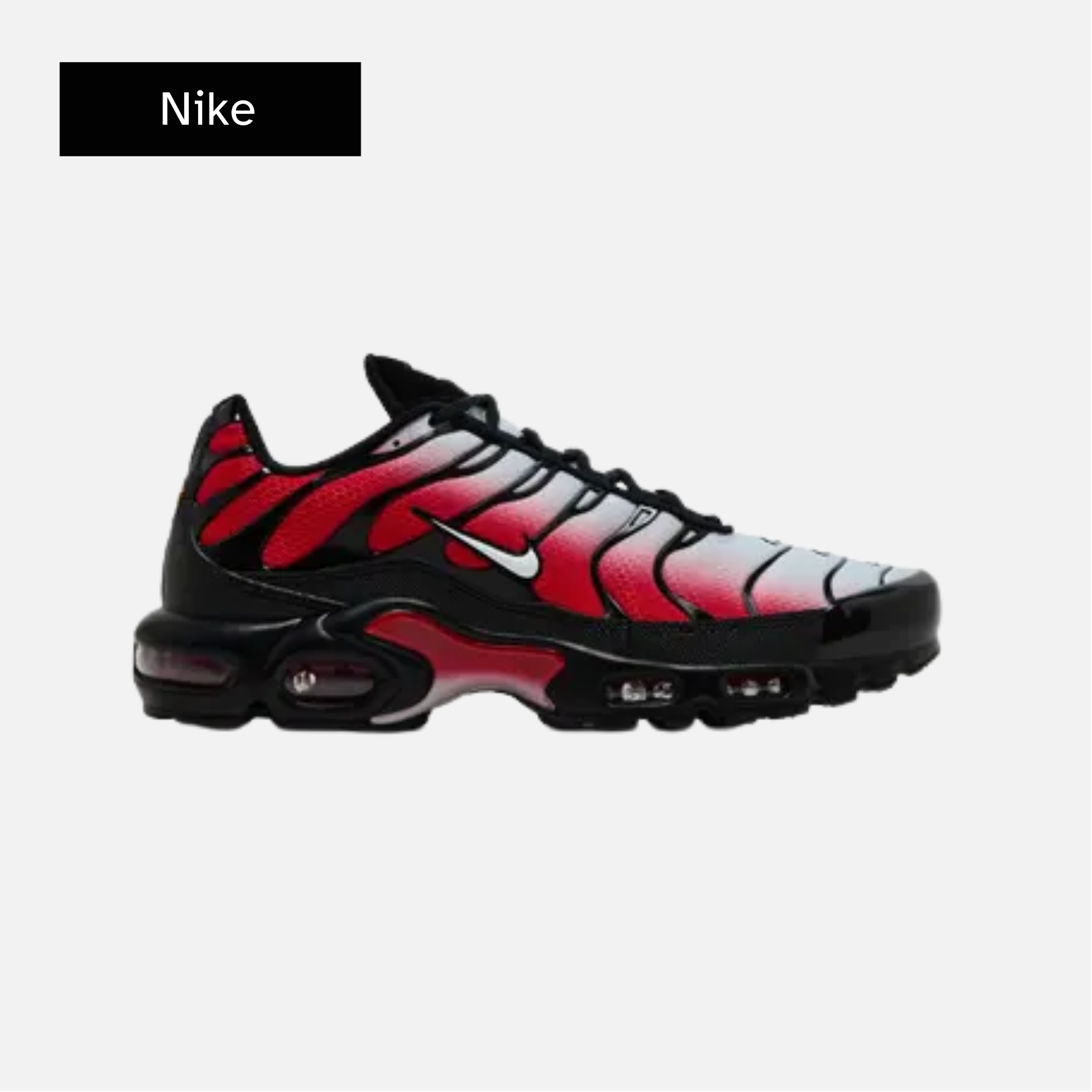 Nike Air Max Plus 'Pure Platinum University Red'