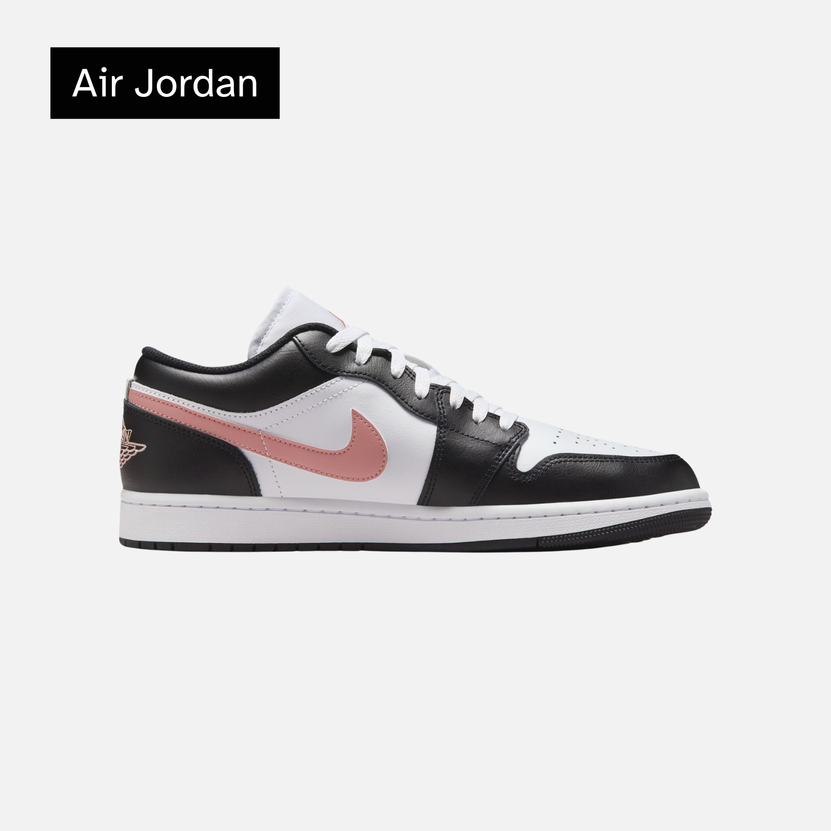 Air Jordan 1 Low 'Black Rust Pink'