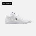 Air Jordan Wmns 1 Low SE 'White Metallic Silver'
