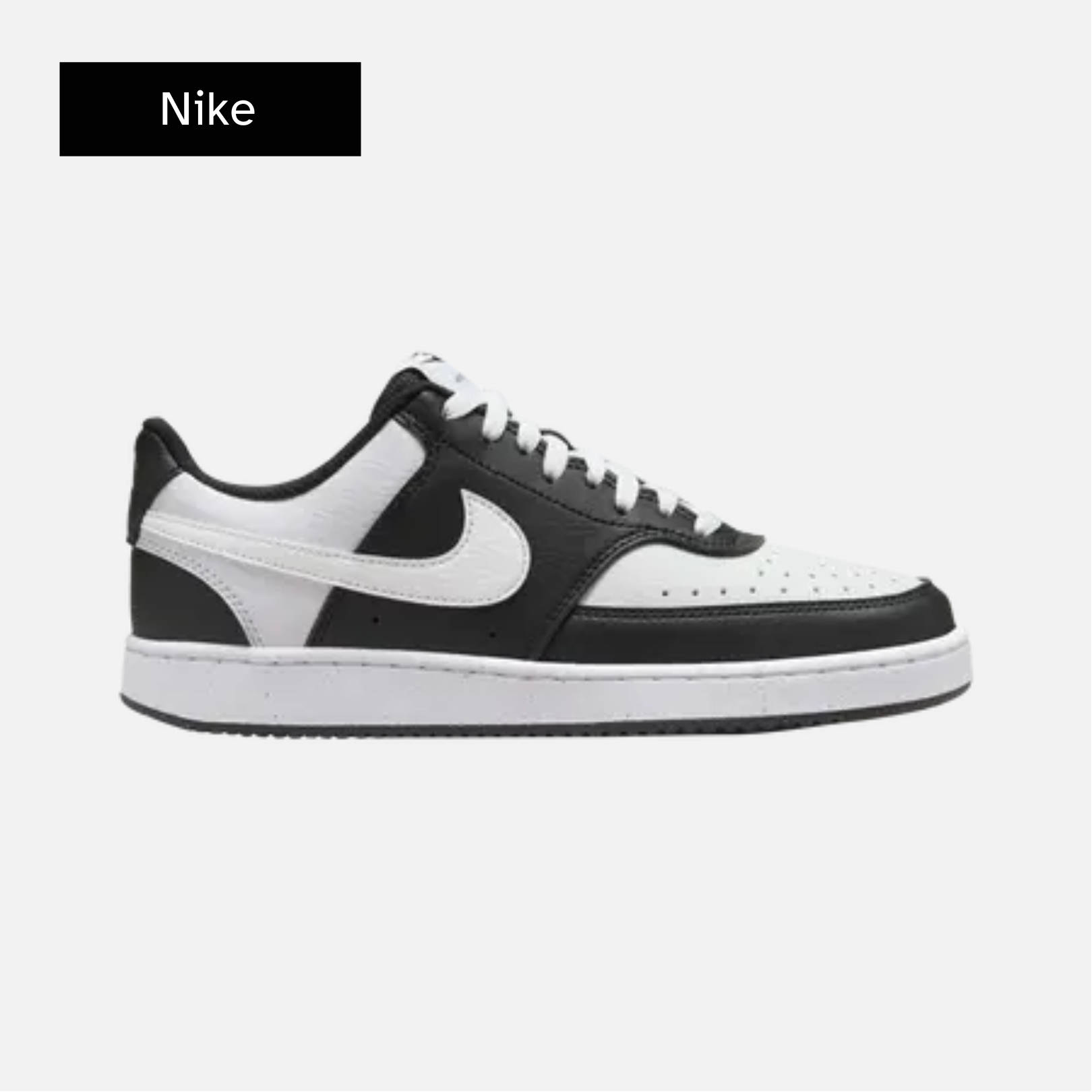 Nike Wmns Court Vision Low Next Nature 'Black White'