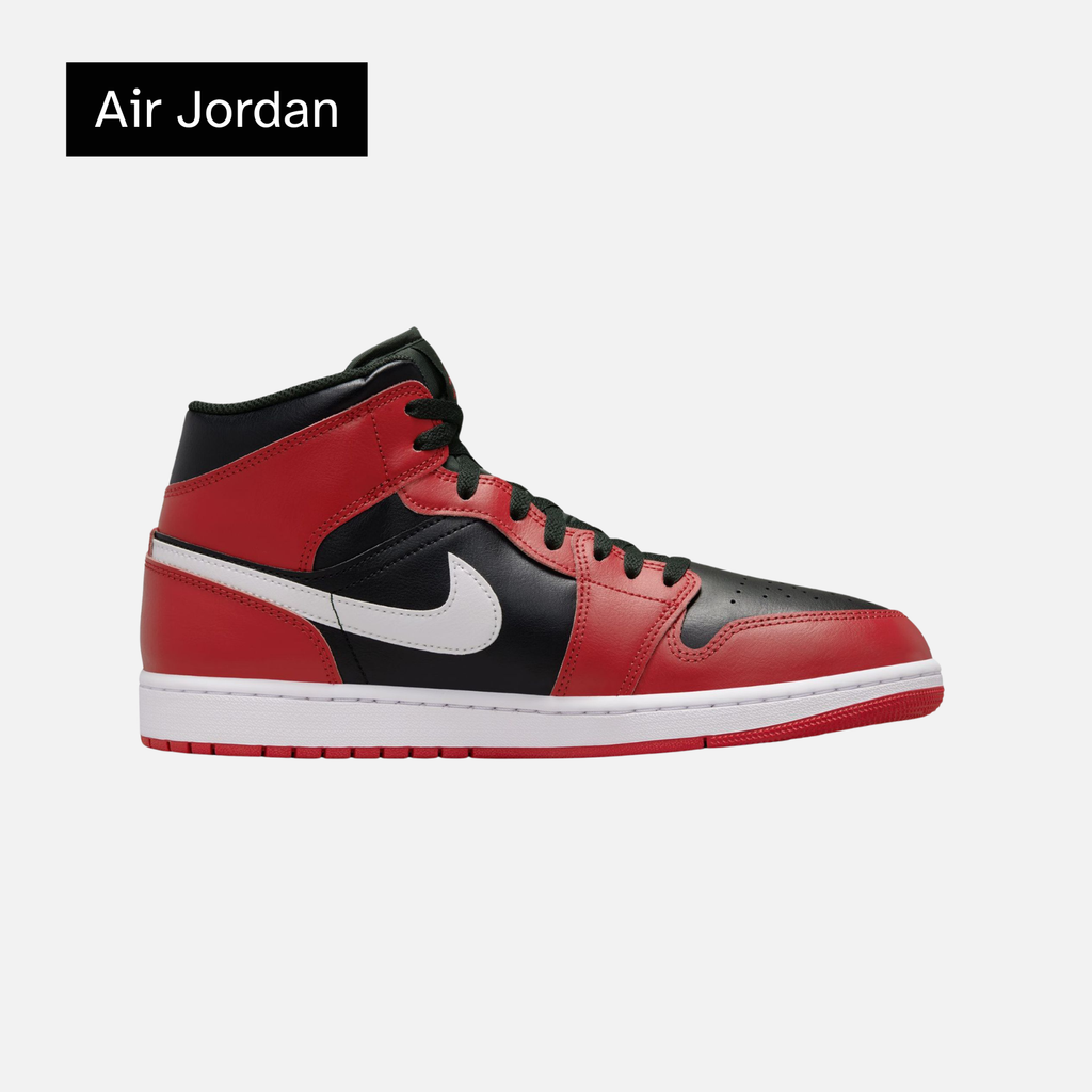 Air Jordan 1 Mid 'Gym Red Black White'