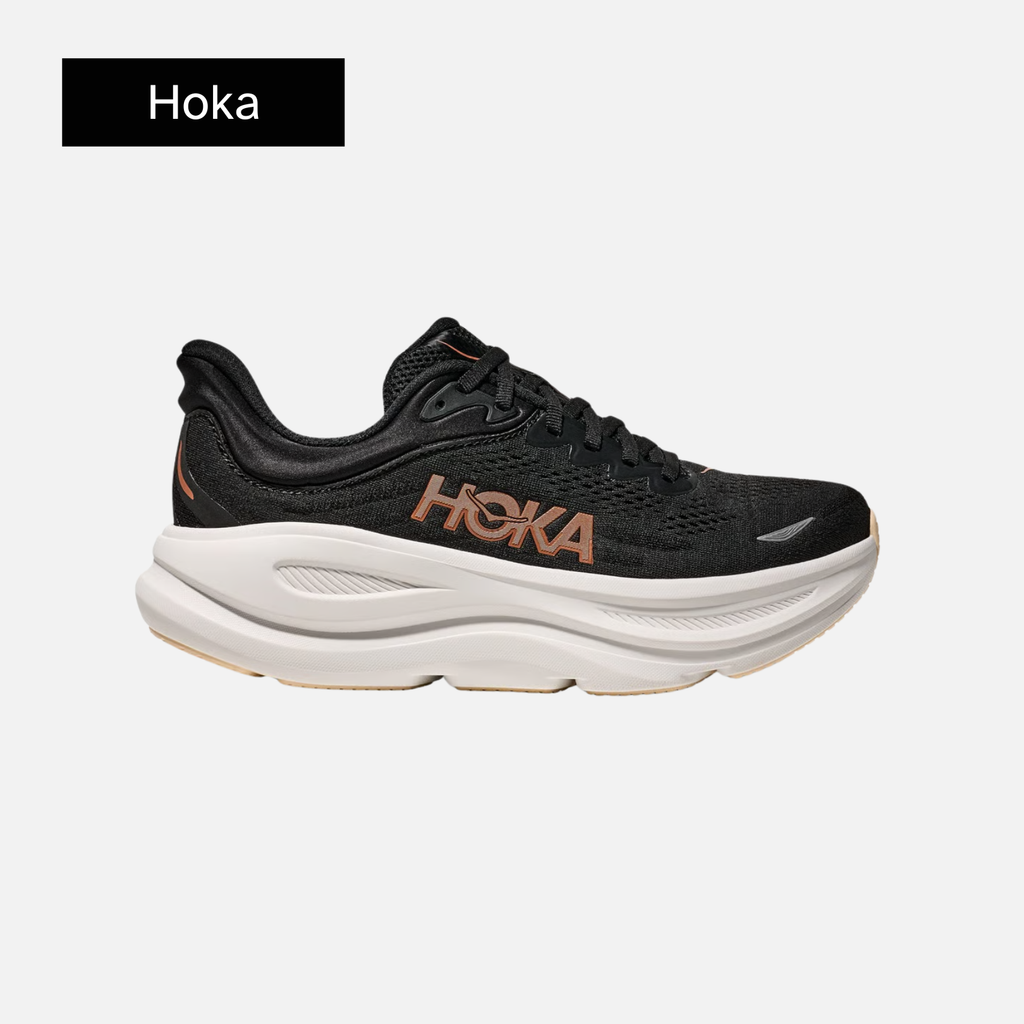 HOKA Wmns Bondi 9 'Black Rose Gold'