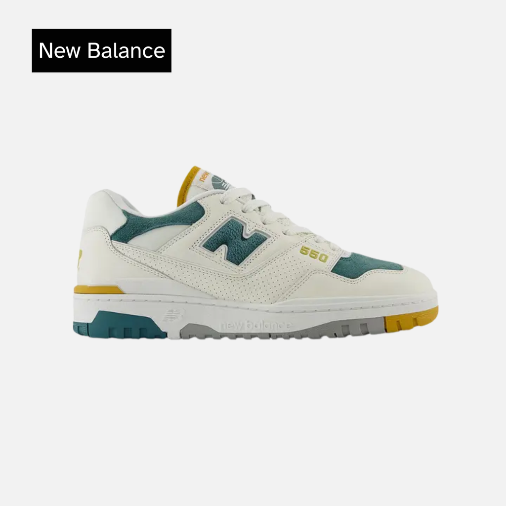 New Balance 550 'Suede Toe Pack - Green Mustard'