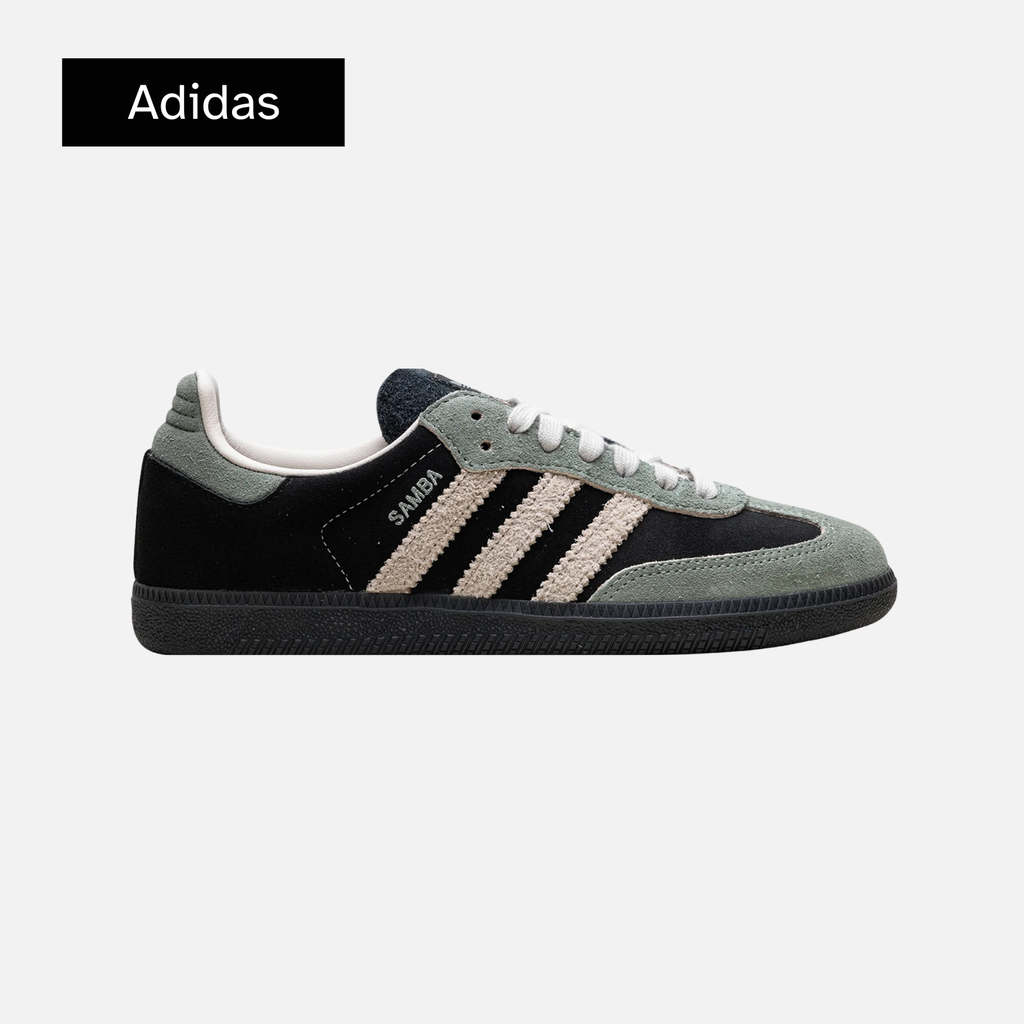 adidas Wmns Samba OG 'Black Silver Green'