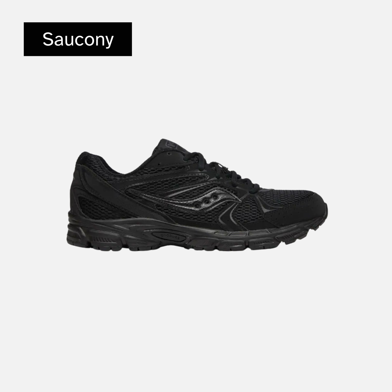 Saucony Grid Ride Millennium 'Matte - Triple Black'