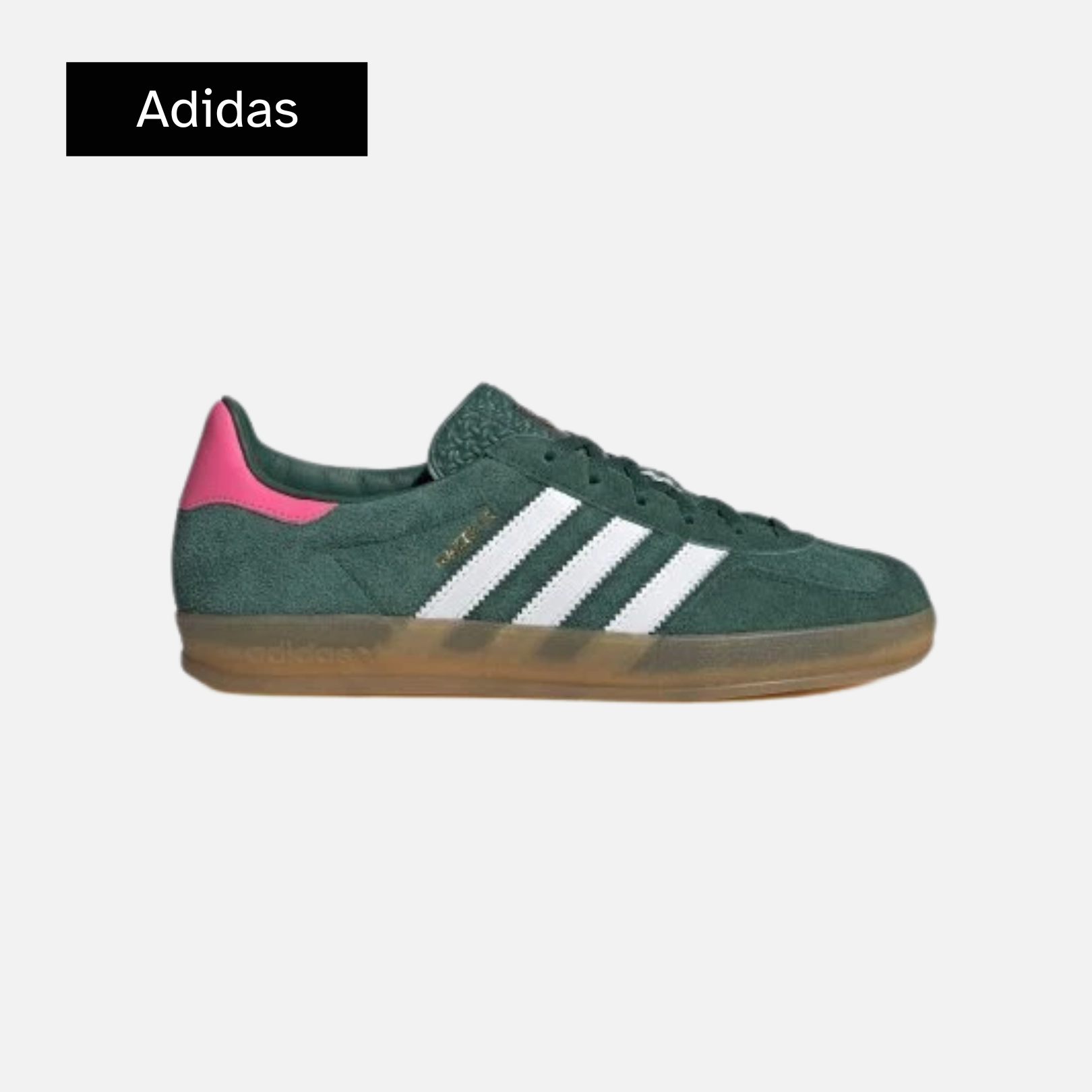 Wmns Gazelle Indoor 'Collegiate Green Pink'