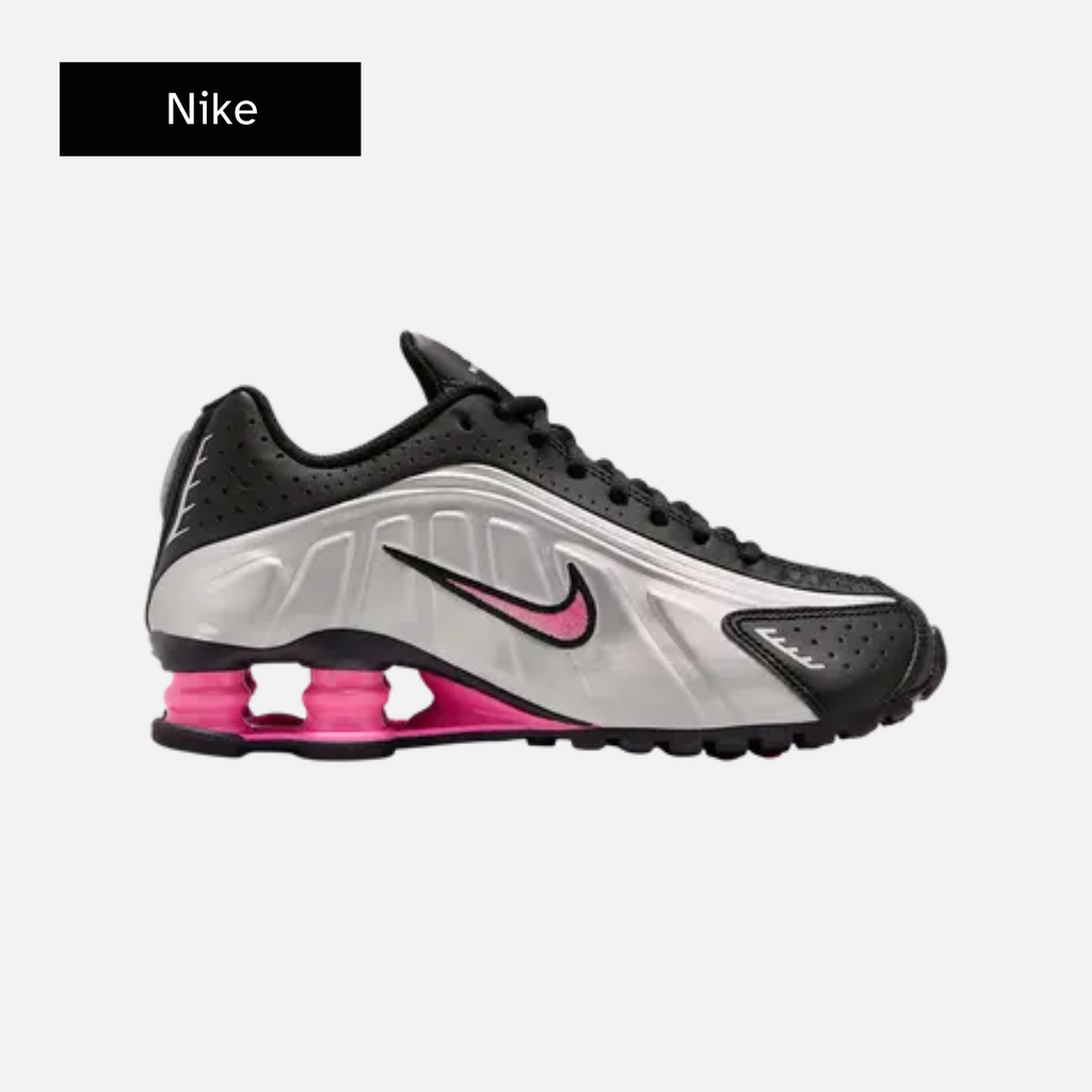 Nike Shox R4 GS 'Black Metallic Silver Pinksicle'