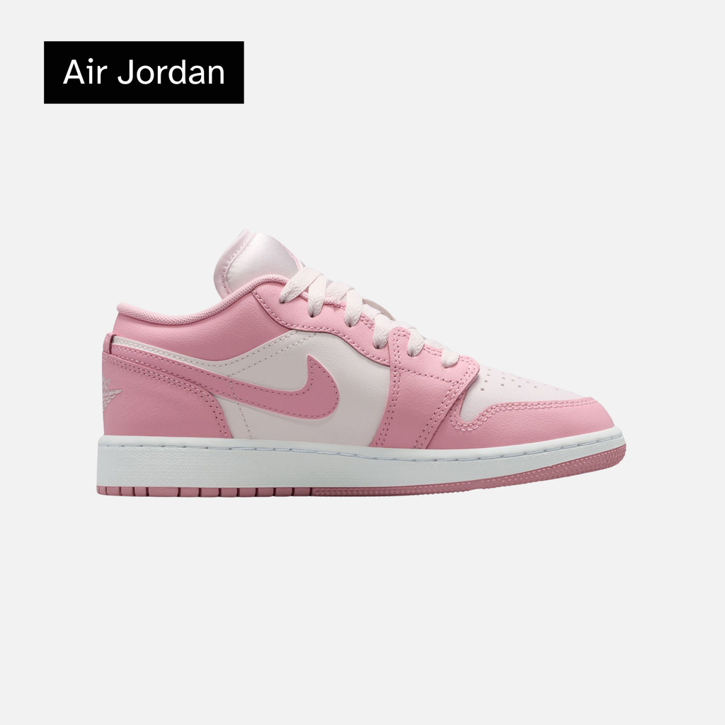 Air Jordan 1 Low GS 'Medium Soft Pink/White/Pearl Pink'