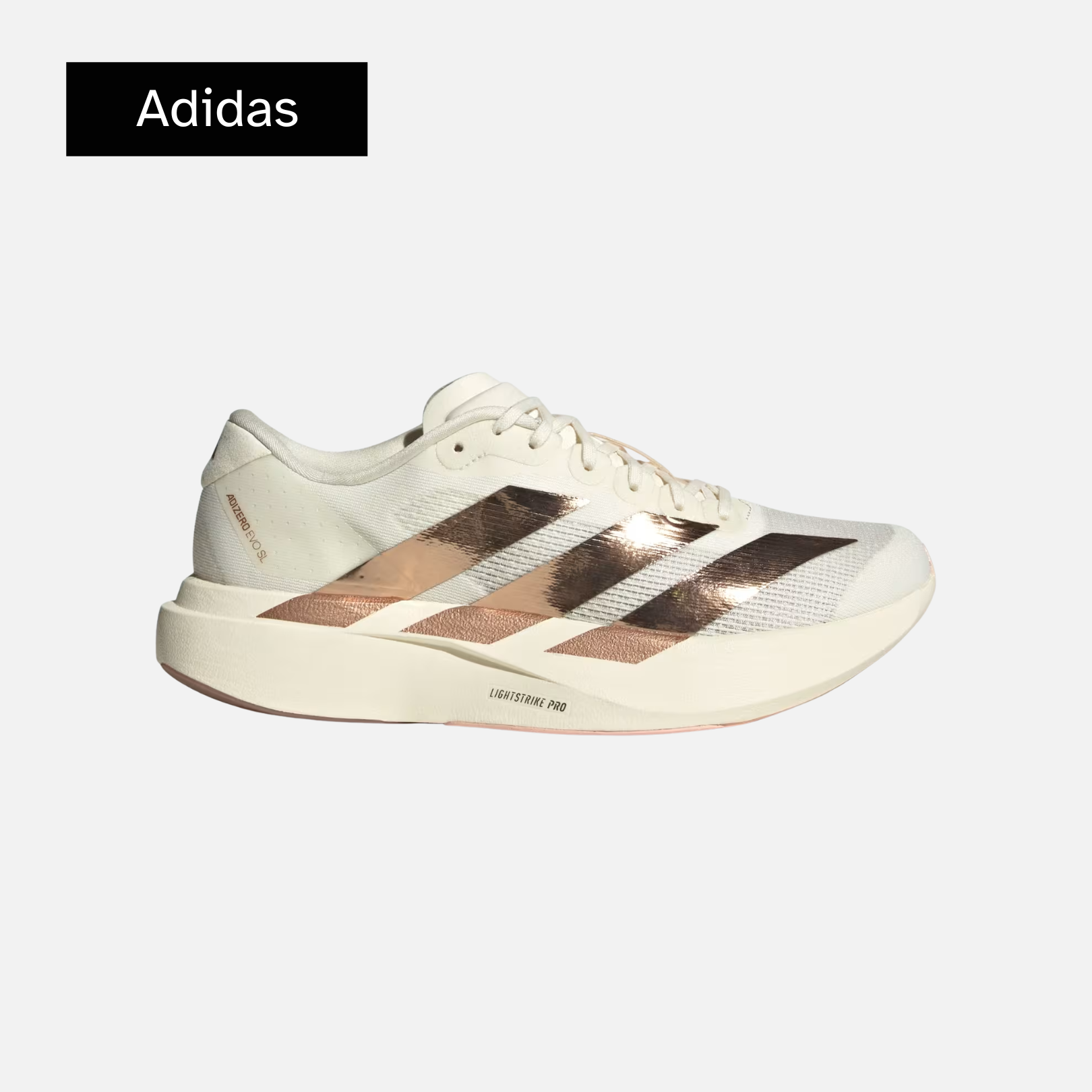 adidas adizero Evo SL W Off White Copper Metallic