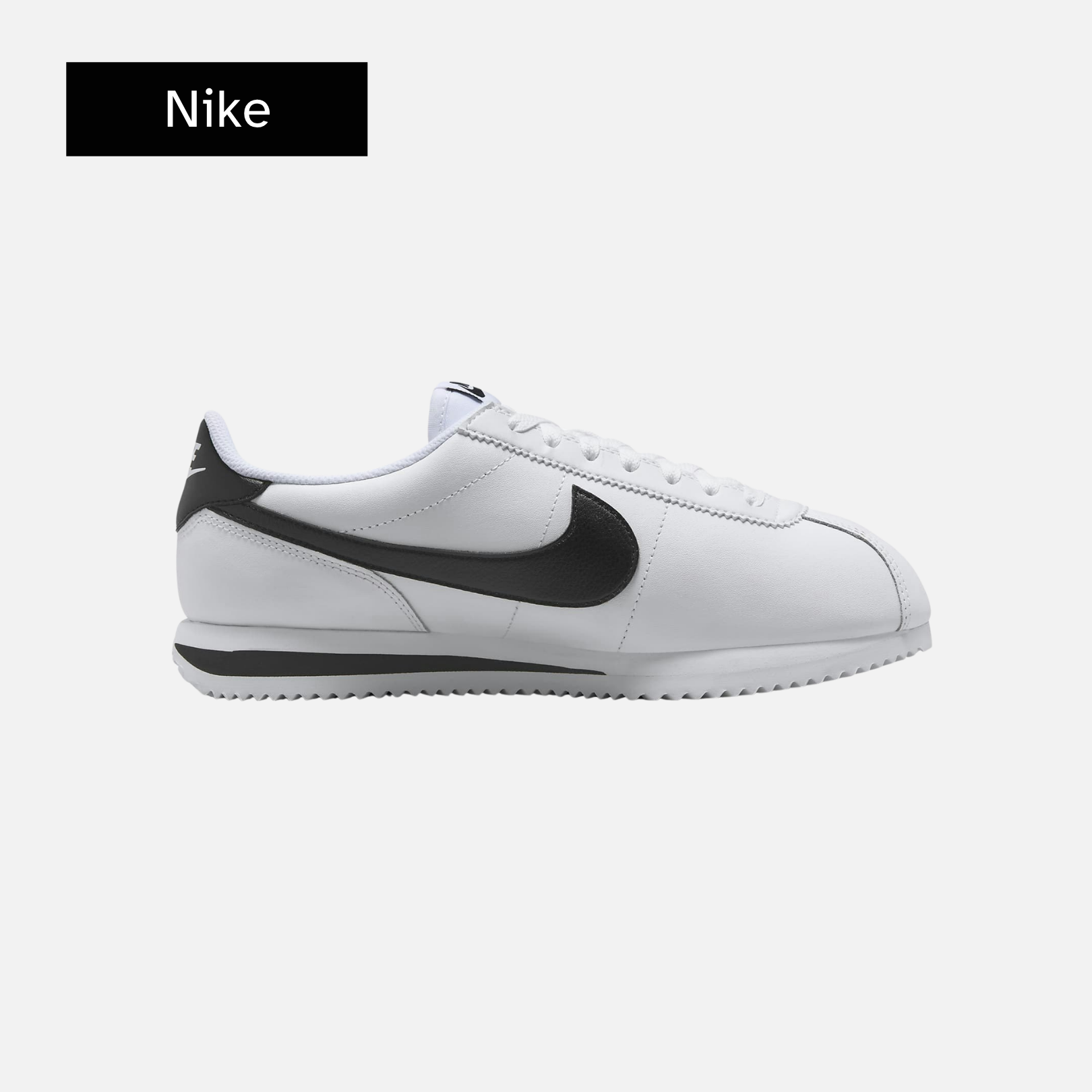 Nike Cortez Leather Wmns 'White Black'