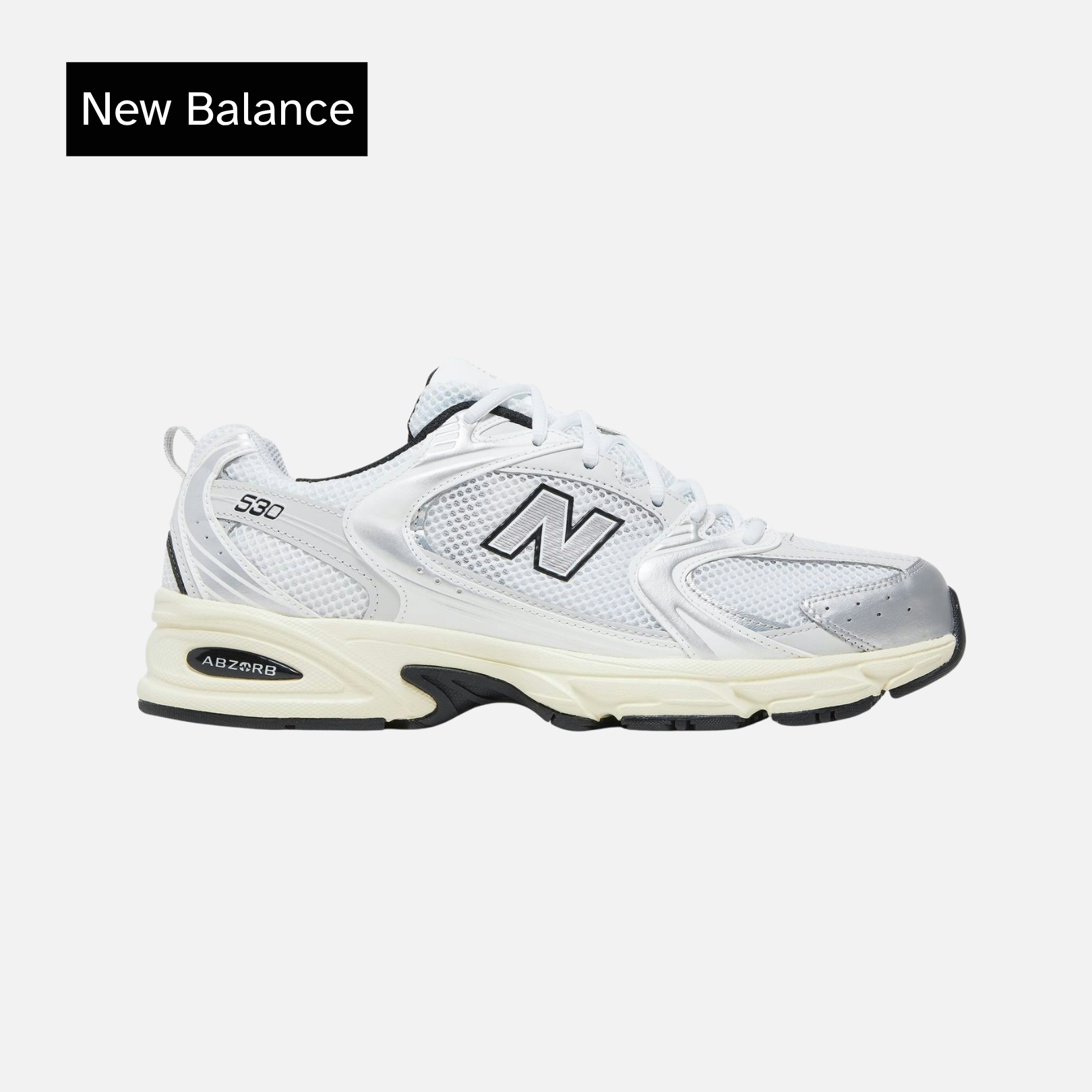 New Balance 530 'White Metallic Silver'