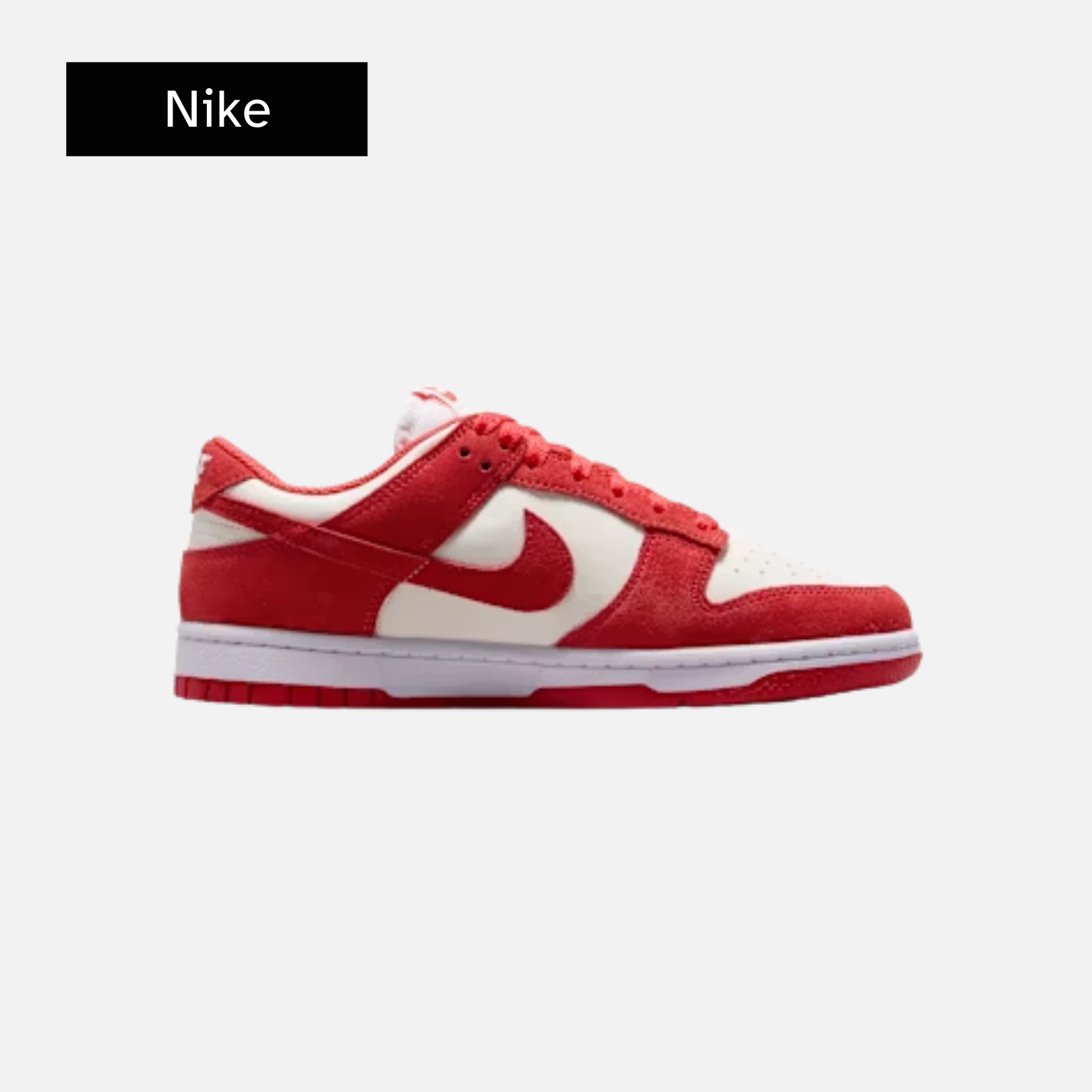 Nike Dunk Low 'Sail White Metallic Silver Light Crimson'
