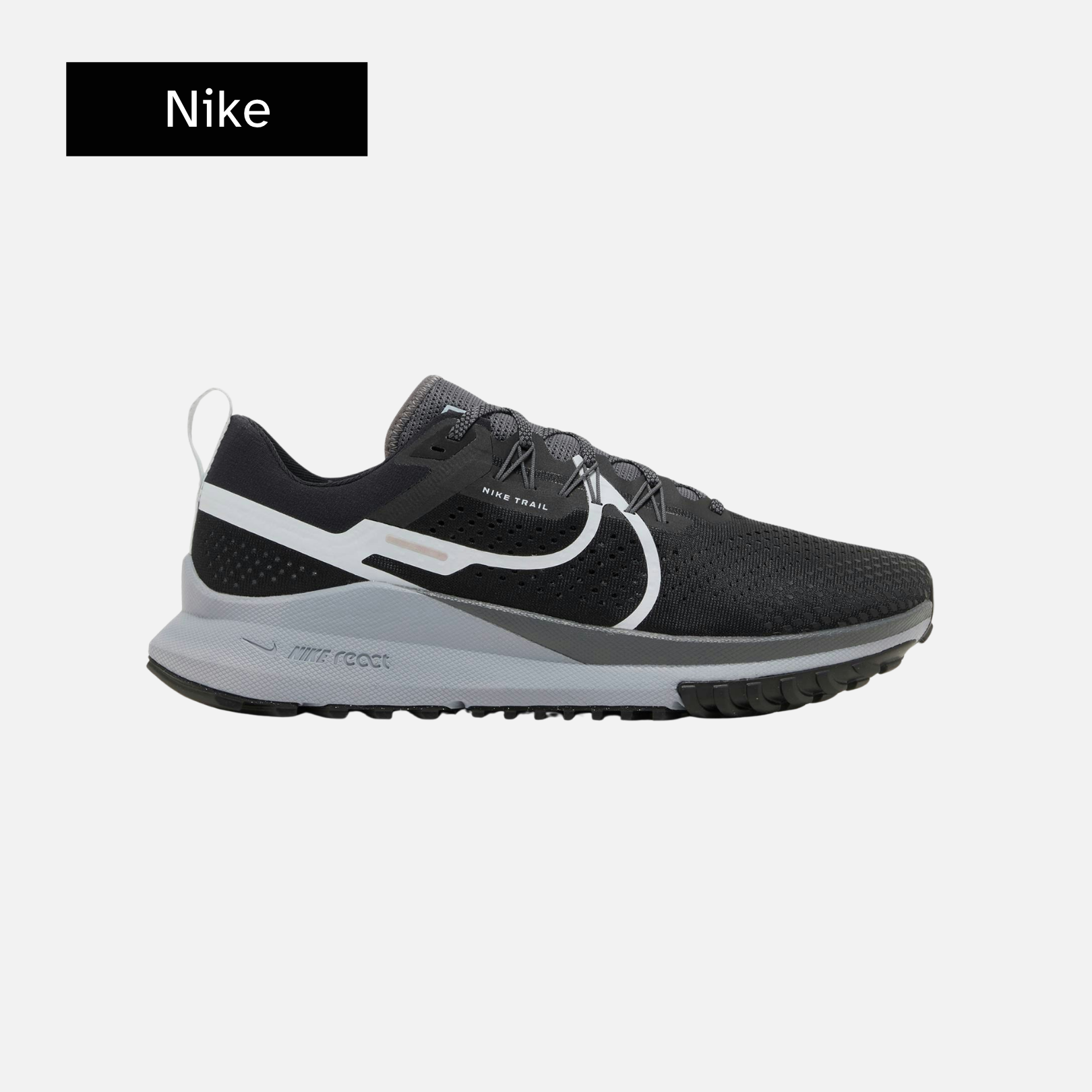 Nike React Pegasus Trail 4 'Black Dark Grey'