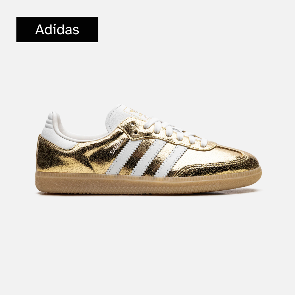 adidas Wmns Samba OG 'Cracked Metallic Pack - Gold'
