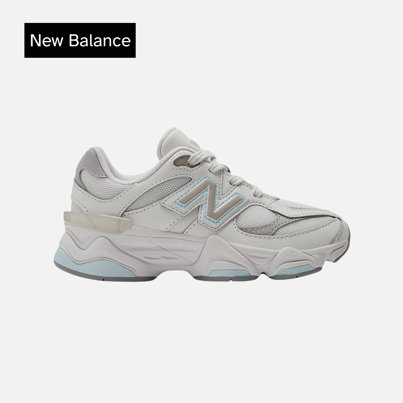 New Balance 9060 Little Kid 'Reflection Quarry Blue Lace Toggle'	PV9060GL