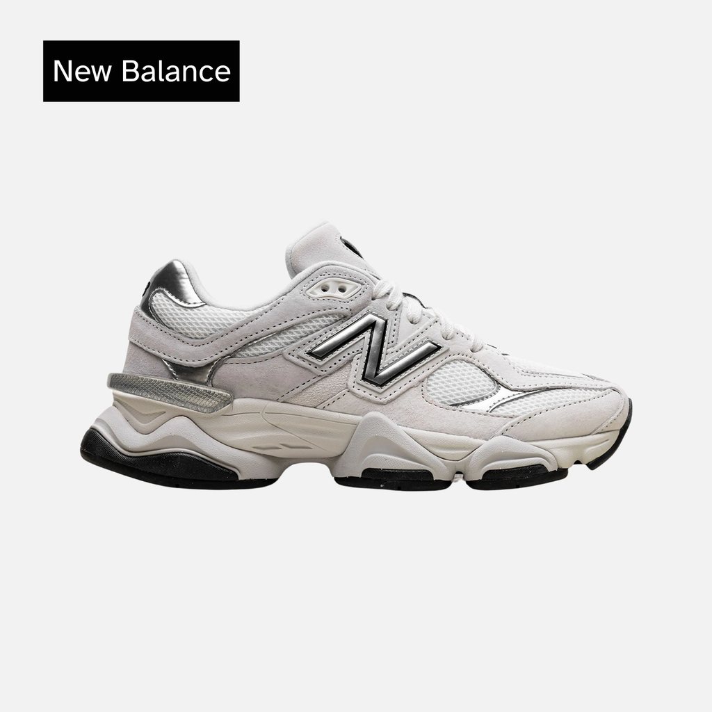 New Balance 9060 'White Black Metallic Silver'