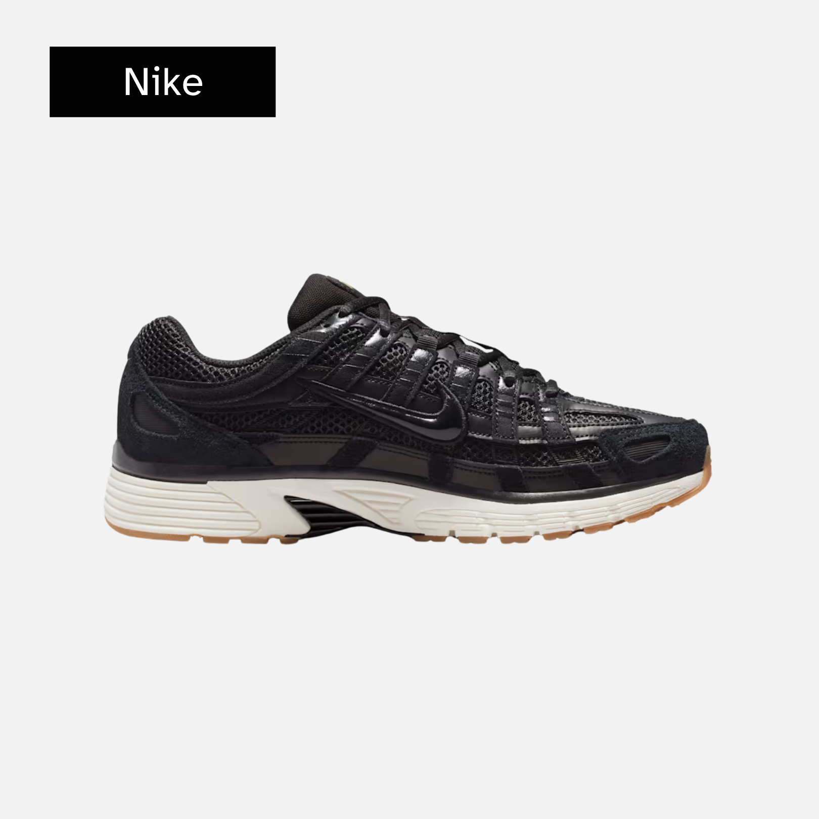 Nike P-6000 SE Black Metallic Gold Gum
