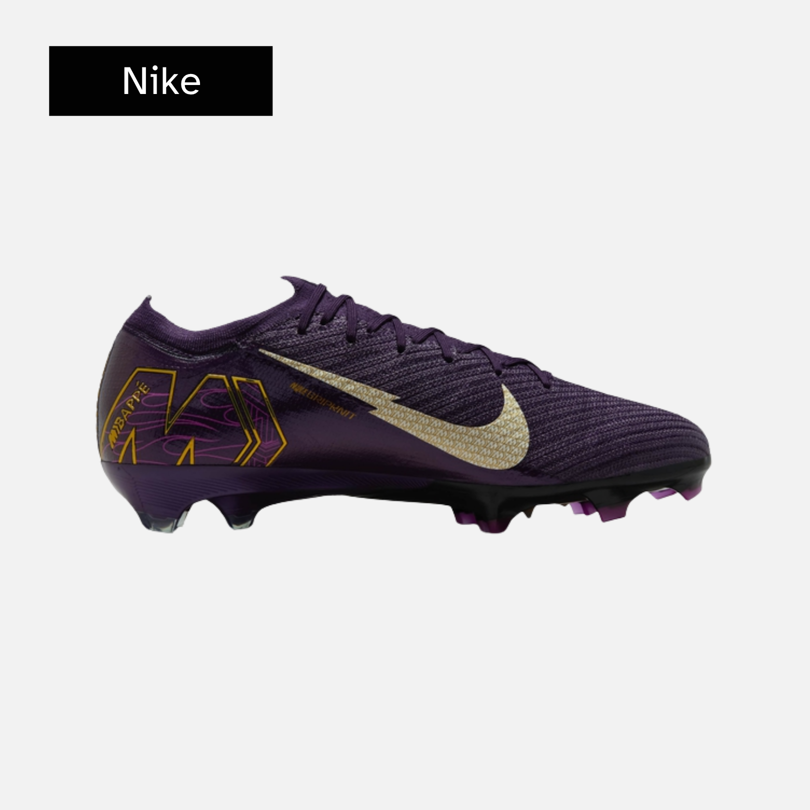 Kylian Mbappé x Nike Zoom Mercurial Vapor 16 Elite FG 'Grand Purple'