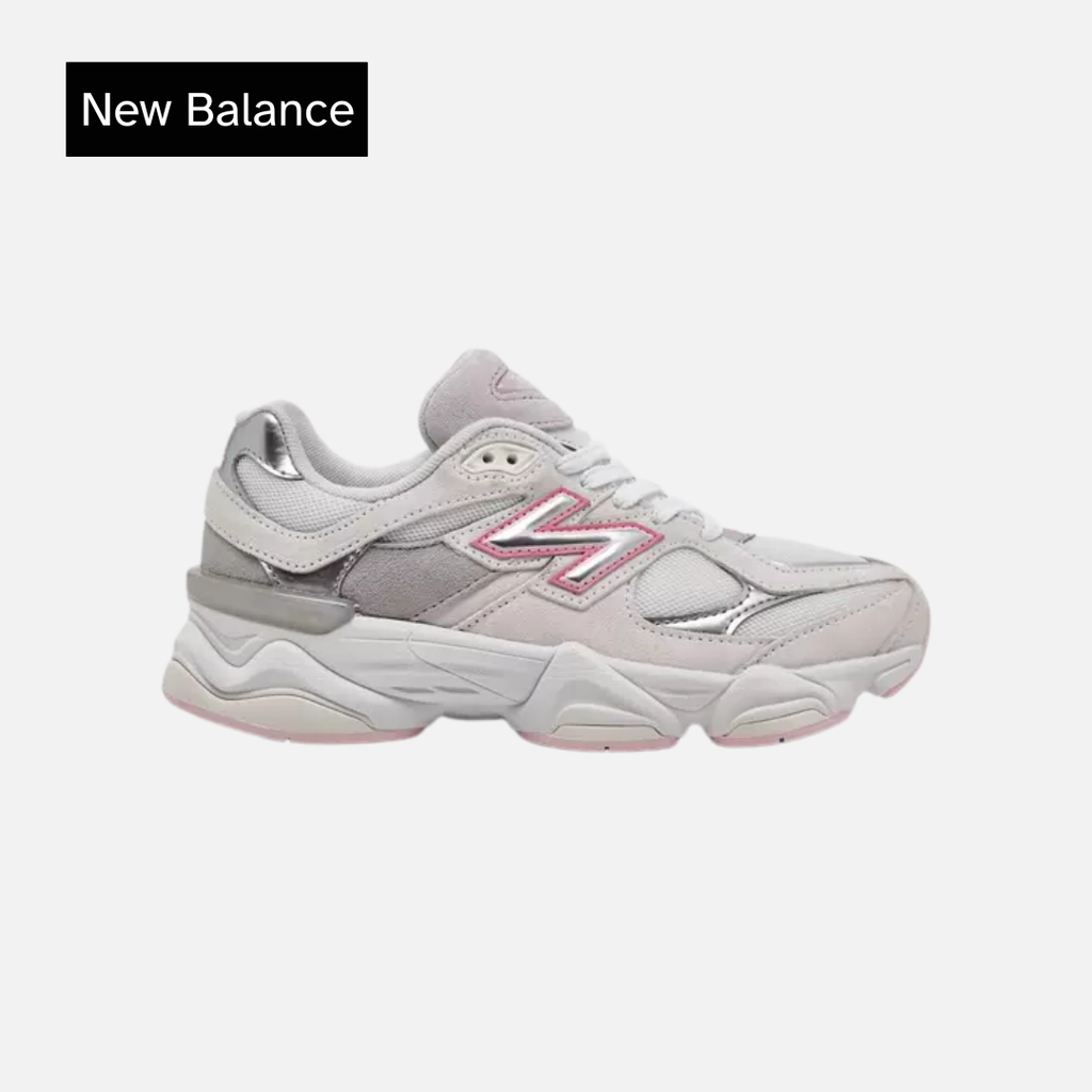 New Balance 9060 Casual Shoes Pink/Grey Grade School